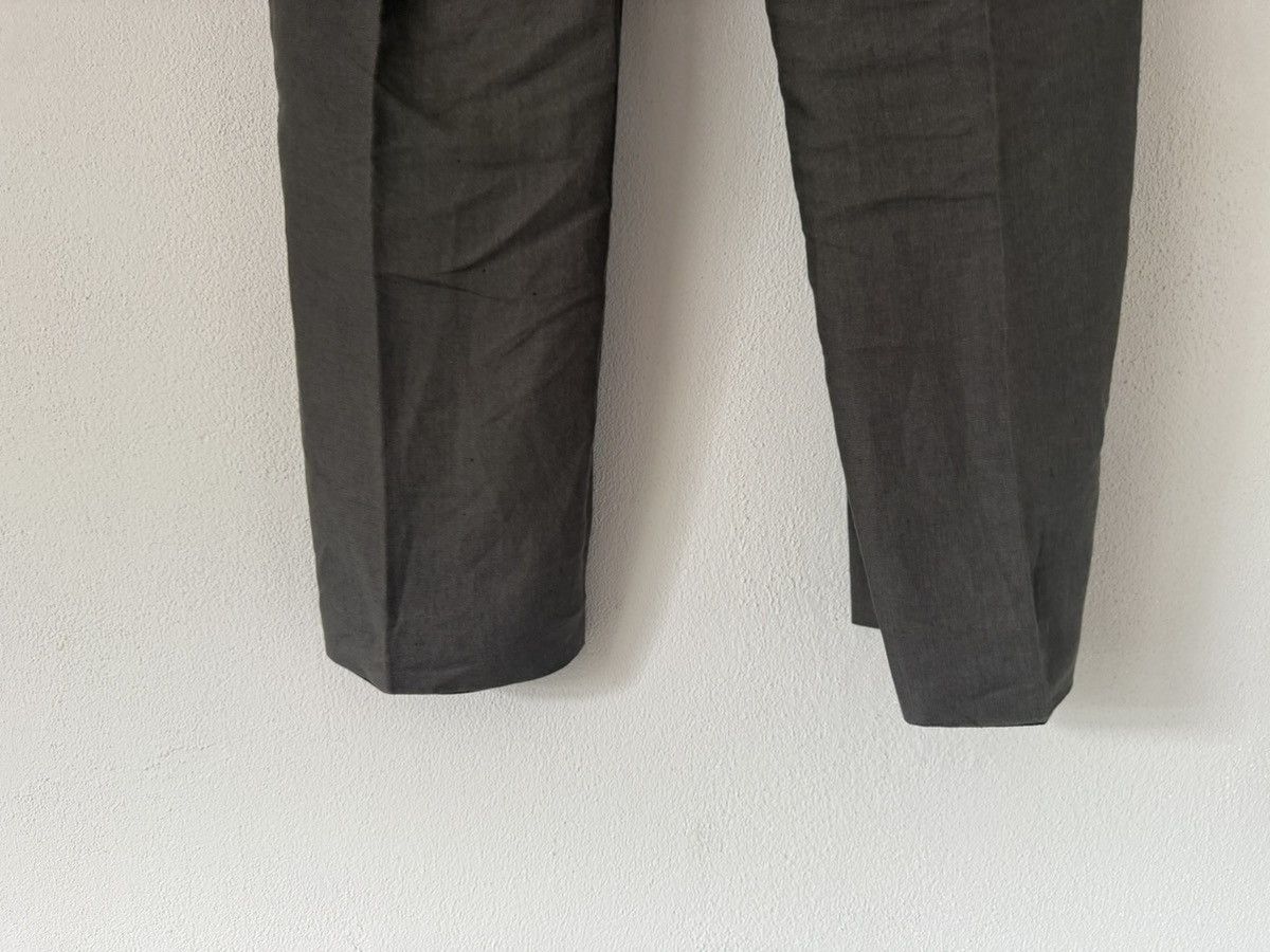 Hermes Hermès Olive Brown Linen Trousers Size US 33 - 8 Thumbnail