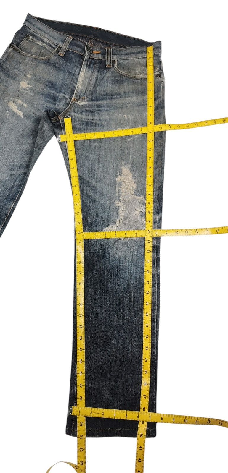 Edwin Vintage ED Edwin distressed denim jeans Size 32x31 Size US 32 / EU 48 - 12 Thumbnail