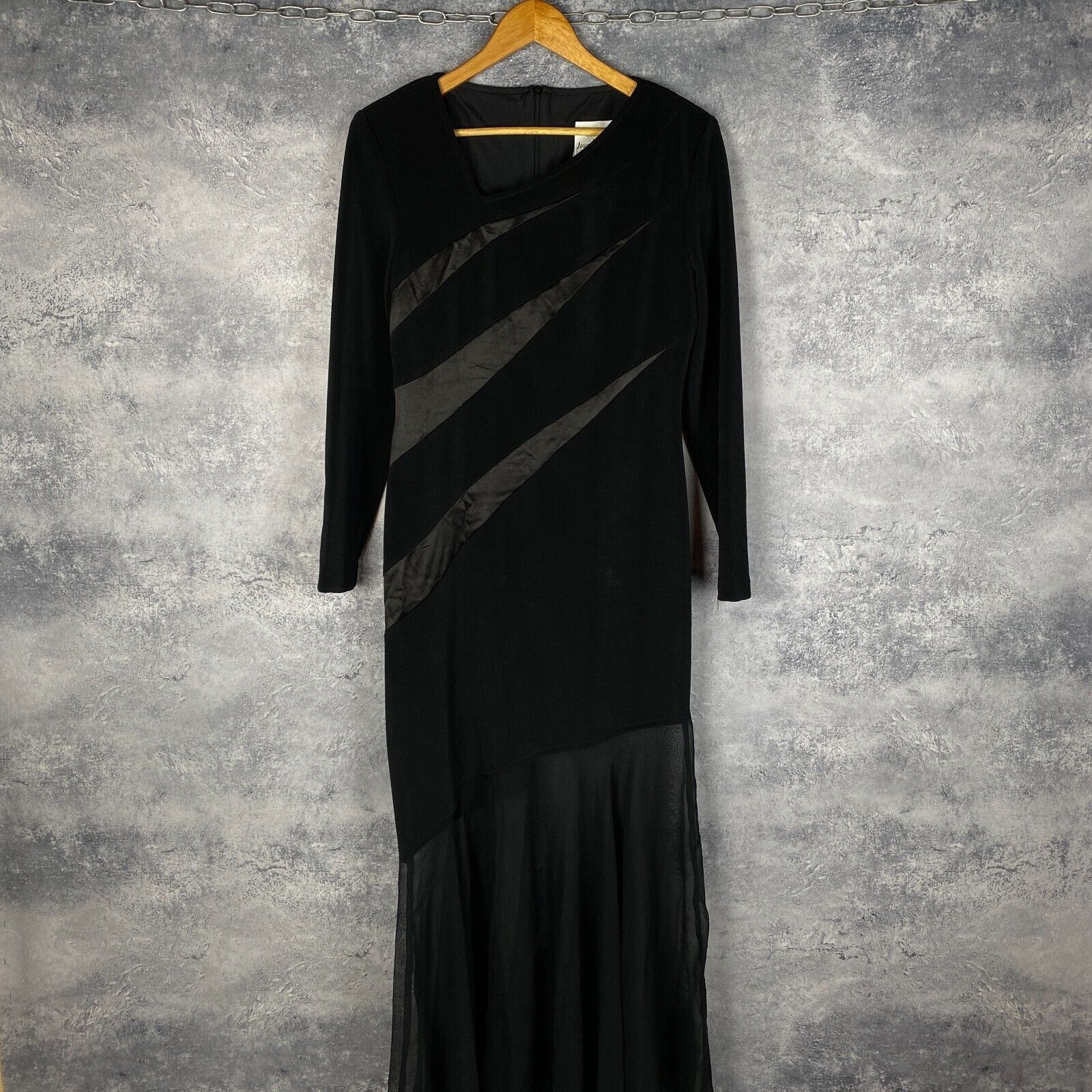 Joseph Ribkoff Joseph Ribkoff Dress Women's Size UK 12 Black Long Sleeve ` Size XL / US 12-14 / IT 48-50 - 1 Thumbnail