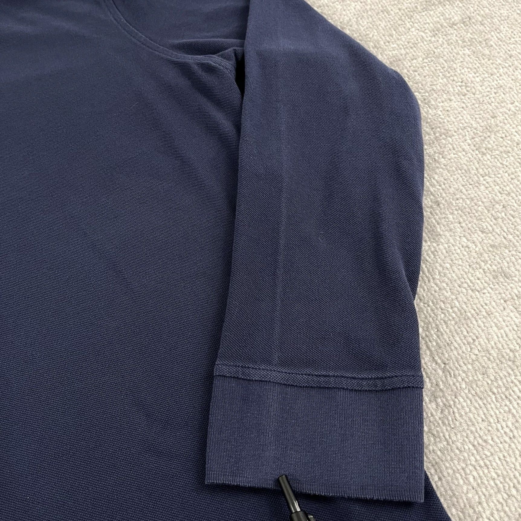 J.Crew J.CREW Polo Shirt XL Long Sleeve Collared Solid Blue Activewear Mens Size US XL / EU 56 / 4 - 7 Thumbnail