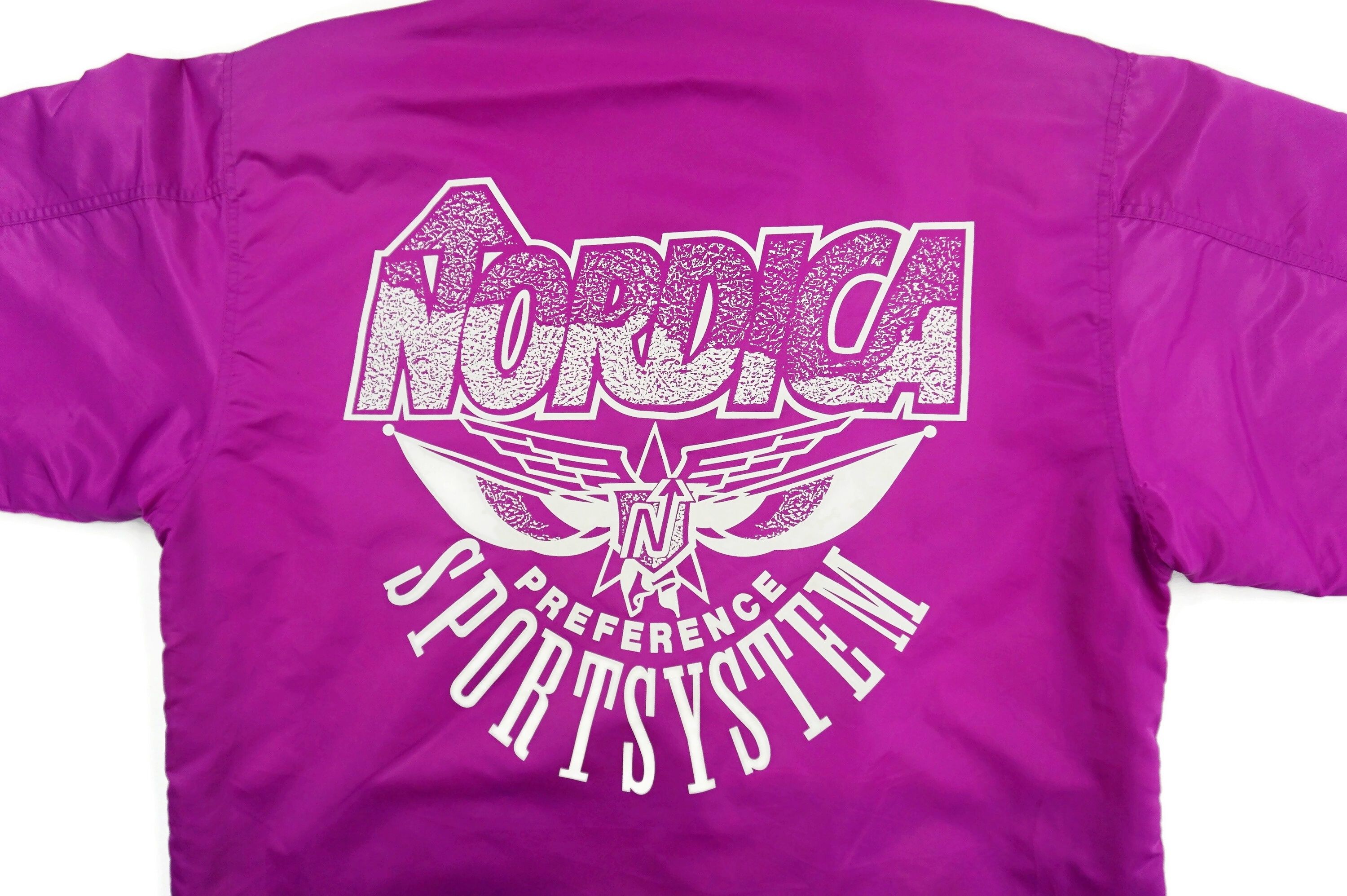Vintage Nordica Sport System Big Logo Sherpa Lined Hooded Jacket Size US M / EU 48-50 / 2 - 9 Thumbnail