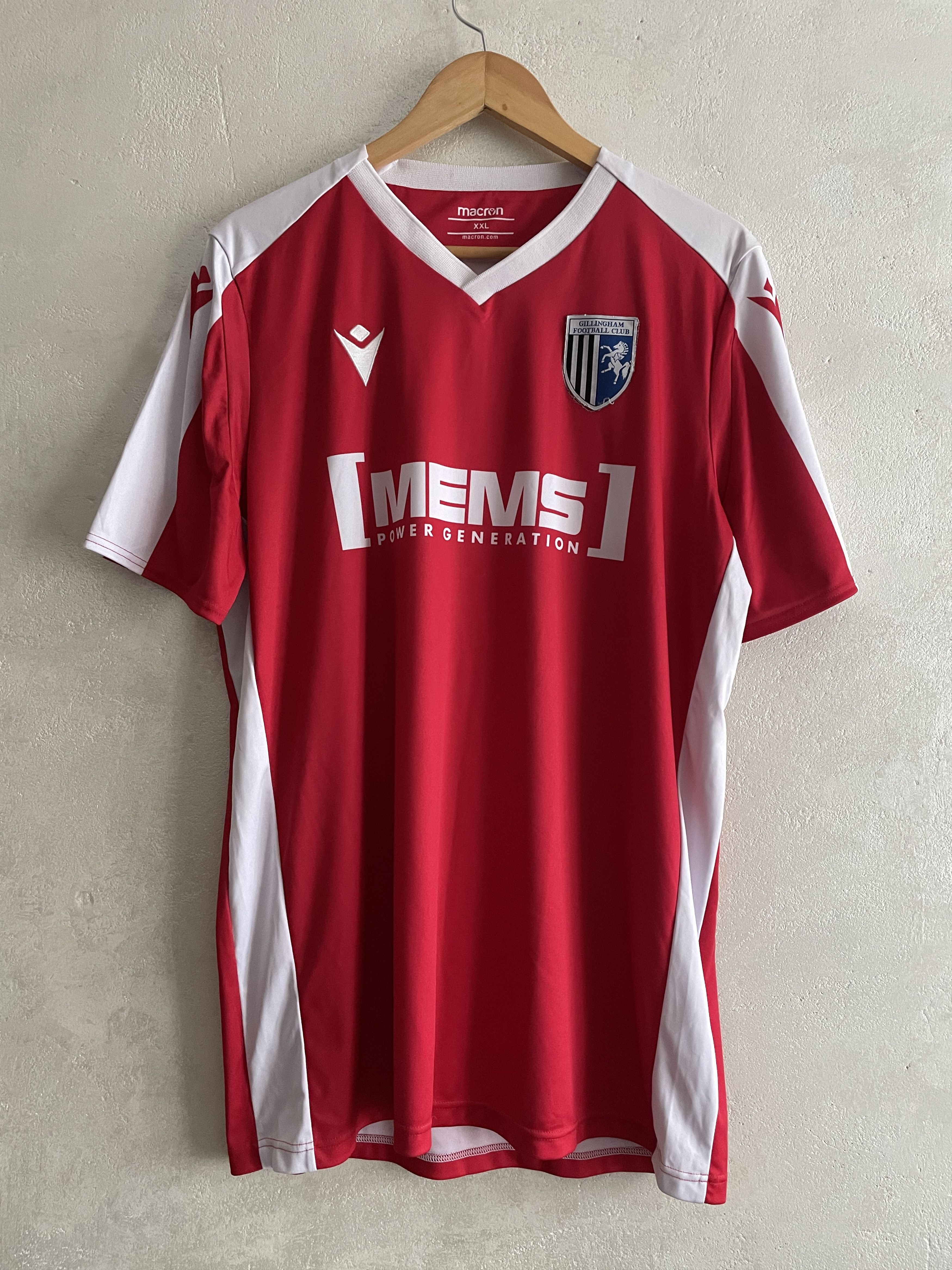 Macron Gillingham Gills FC Away Shirt Kit 2019 2020 Soccer Jersey Size US XXL / EU 58 / 5 - 1 Thumbnail