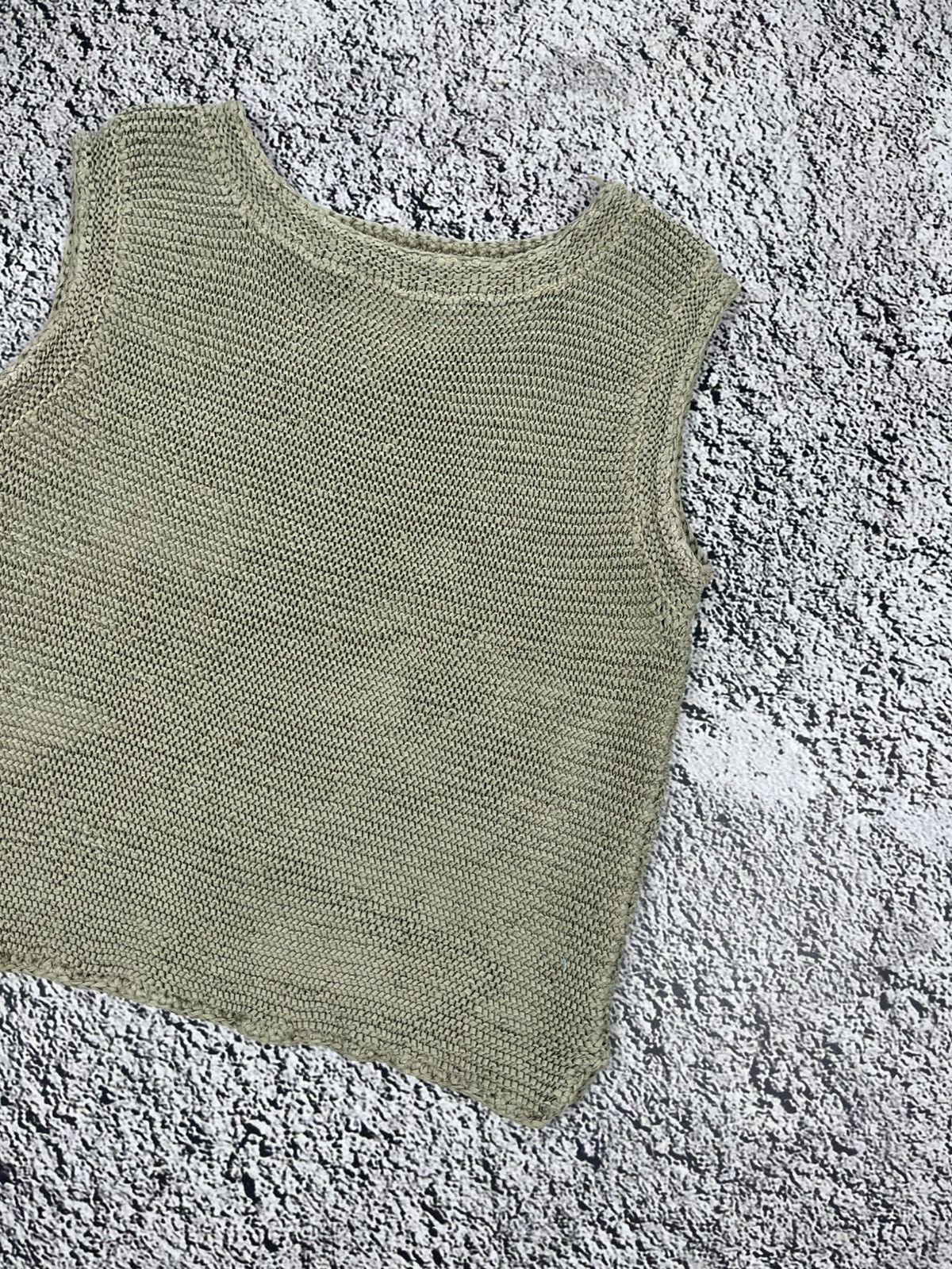 Linea Vintage Linea wicker sleeveless tank top vest size M Size M / US 6-8 / IT 42-44 - 3 Thumbnail