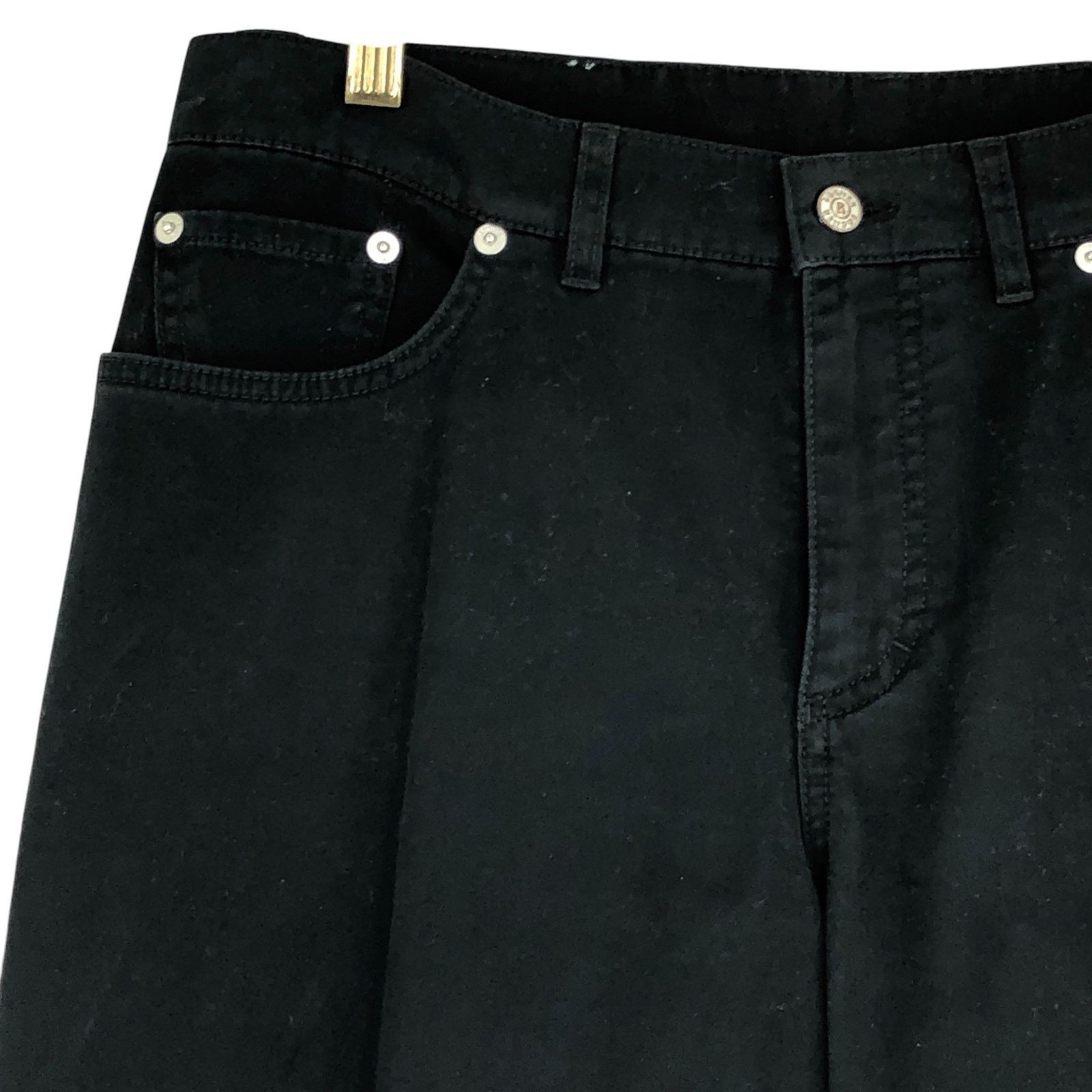Bogner Bogner Womens Size 10 Long Jeans Straight Leg Stretch Black Size 32" / US 10 / IT 46 - 5 Thumbnail