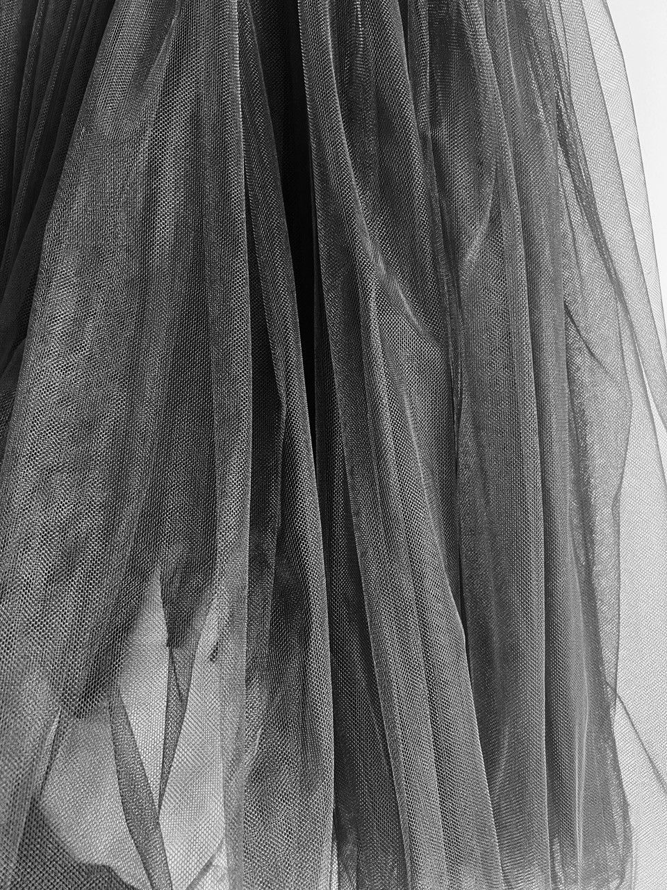Comme des Garcons COMME des GARCONS Nylon Layered Tulle Mide Skirt sheer mesh Size 27" / US 4 / IT 40 - 6 Thumbnail