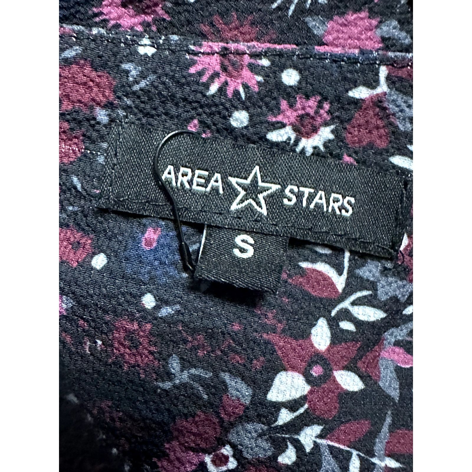 Other Area Stars Midi Dress Tiered Floral Open Back Multicolor S Size S / US 4 / IT 40 - 10 Thumbnail