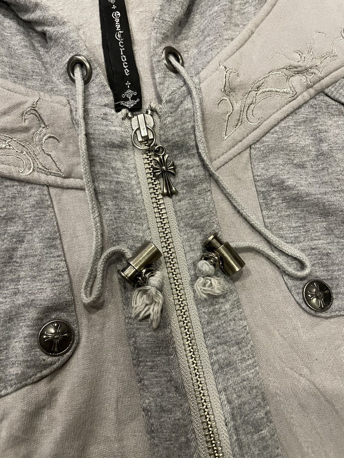 Japanese Brand Ozz Croce Punk Sleeveless Hoodie Size US S / EU 44-46 / 1 - 4 Thumbnail