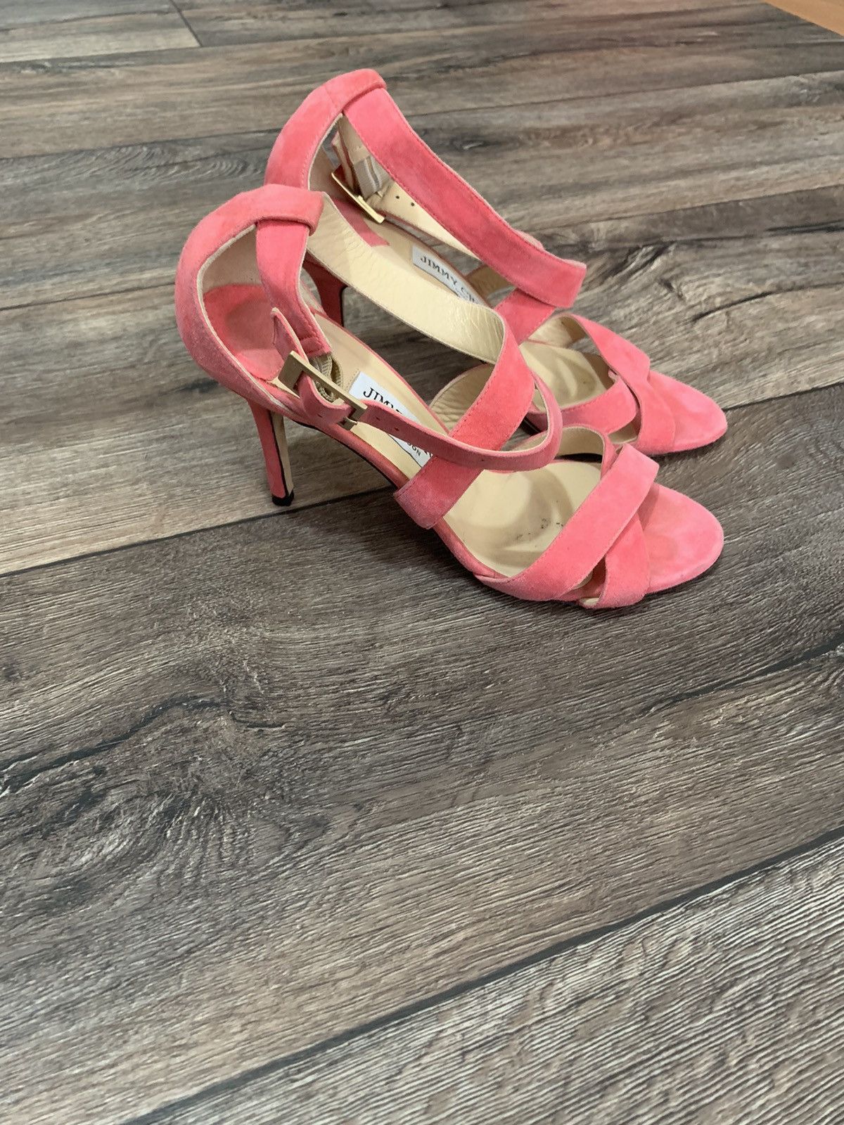 Jimmy Choo Jimmy Choo Suede Pink Heels Shoes Made in Italy US5,5 Size US 5.5 / IT 35.5 - 4 Thumbnail