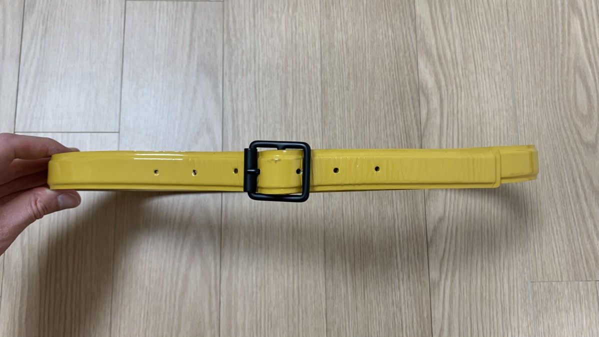 3.1 Phillip Lim 3.1 Phillip Lim Bright Yellow Glossy Belt Rare Size 30 - 2 Thumbnail