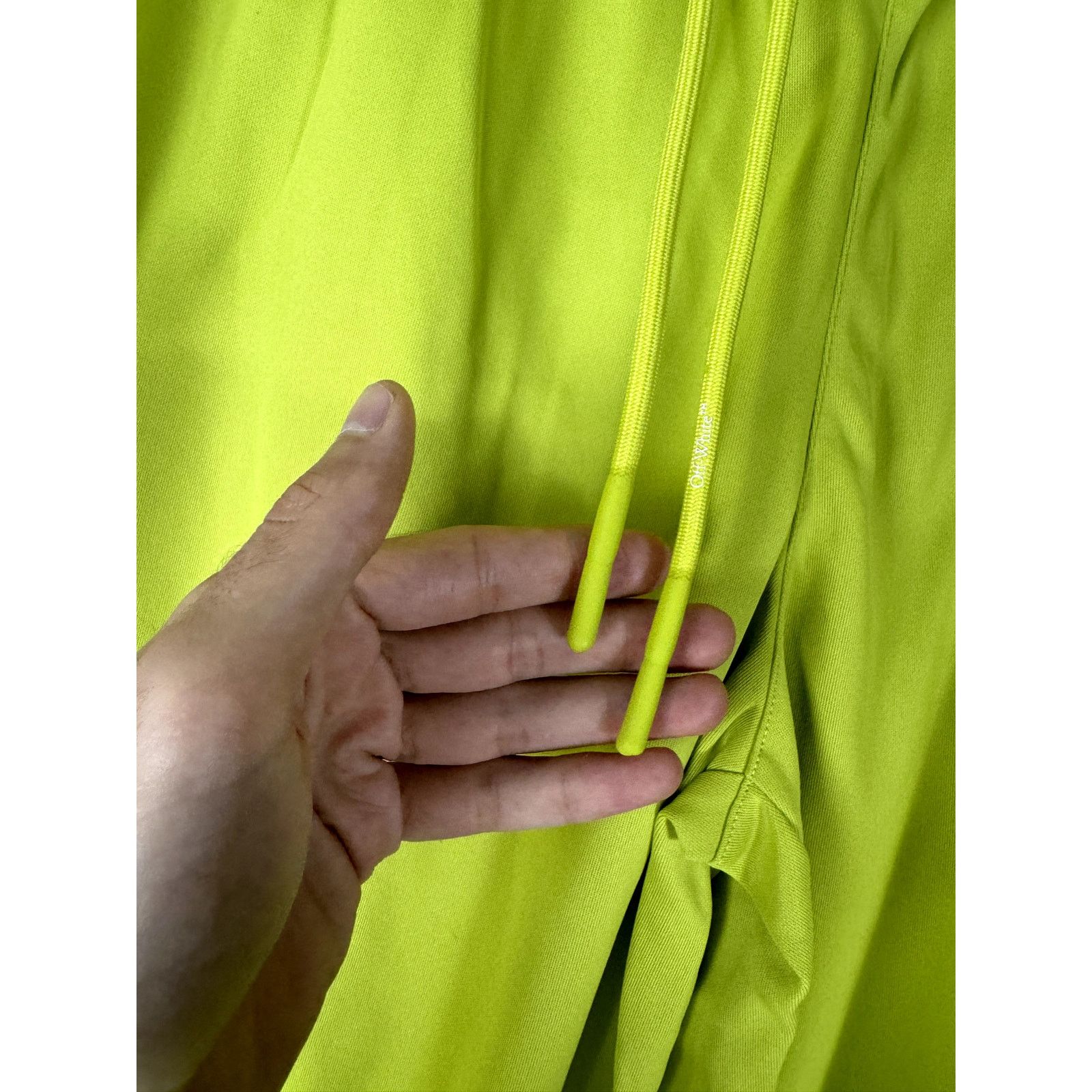 Off-White o1rshd1 Single Arrow Slim Trackpant in Lime White Size US 36 / EU 52 - 5 Thumbnail