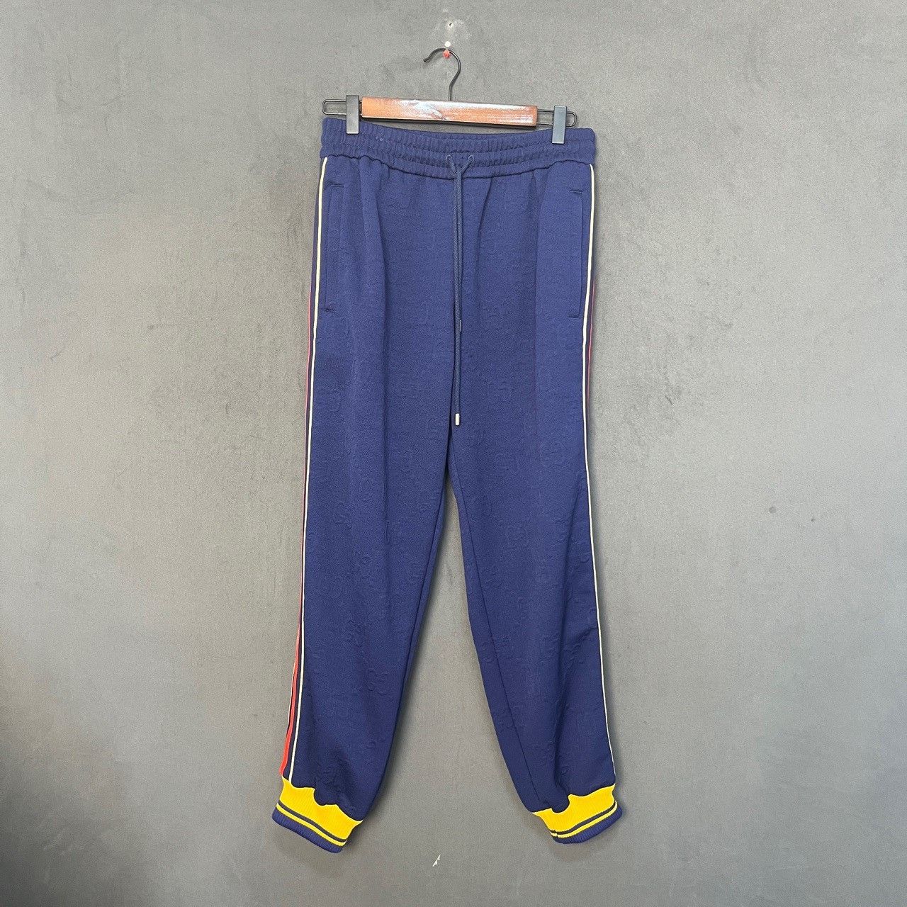 Gucci Size SBlue dark pattern full-print trousers 2501-Next