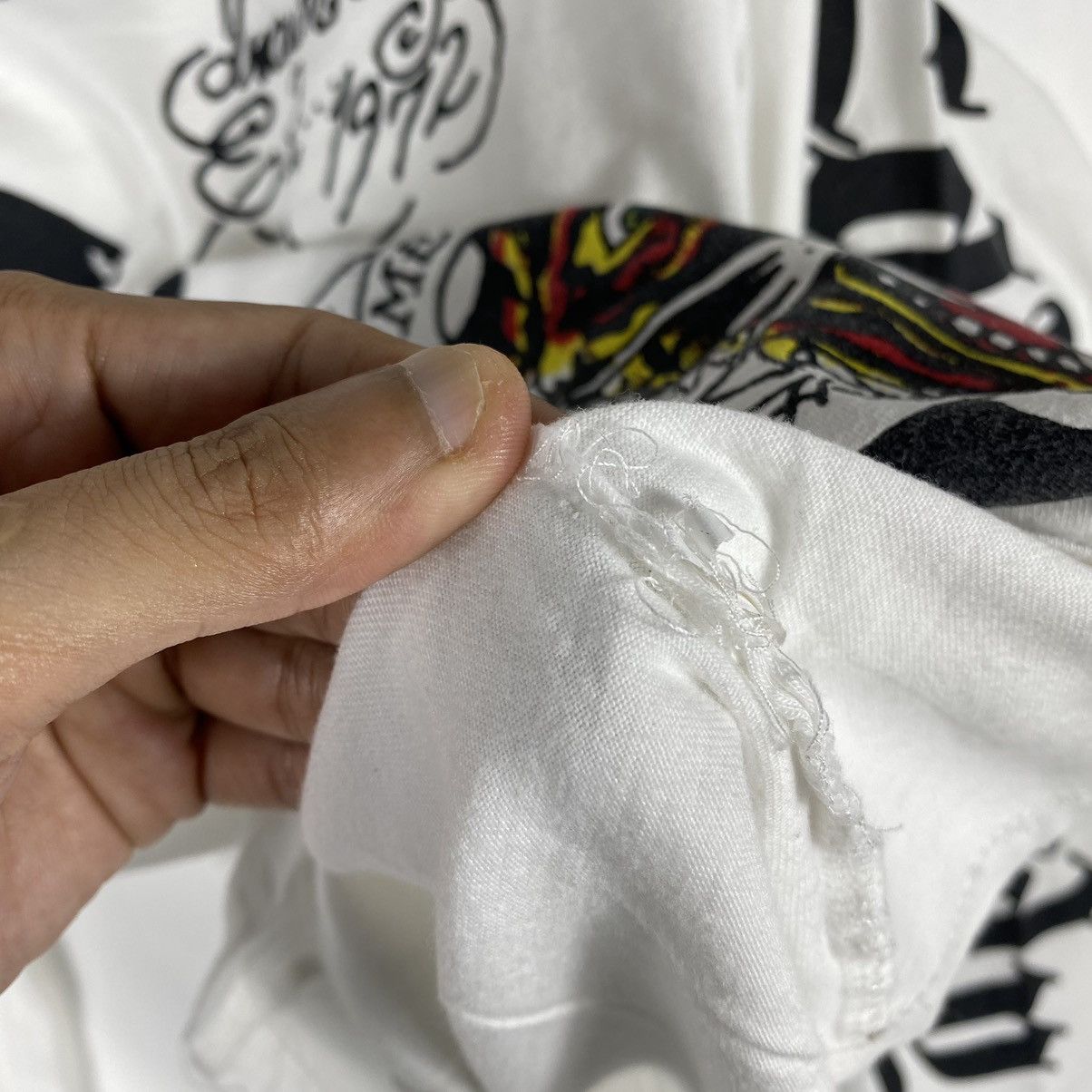 Ed Hardy ED HARDY Drawn By Ed Hardy Tattoo Long Sleeve Women Tee Size XL / US 12-14 / IT 48-50 - 10 Thumbnail