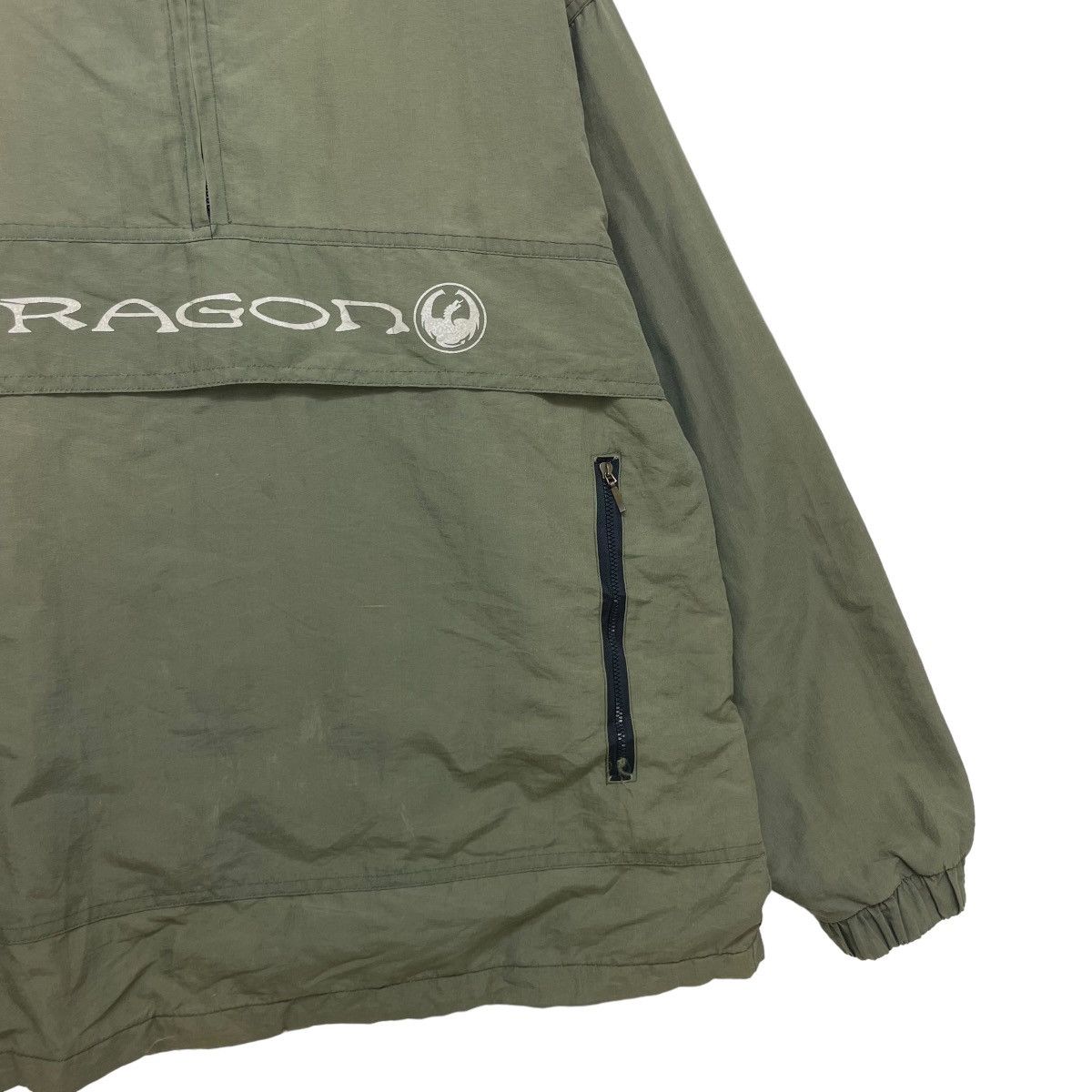 Japanese Brand × Vintage Japanese Brand Dragon Optica Half zip Hooded Size US M / EU 48-50 / 2 - 4 Thumbnail