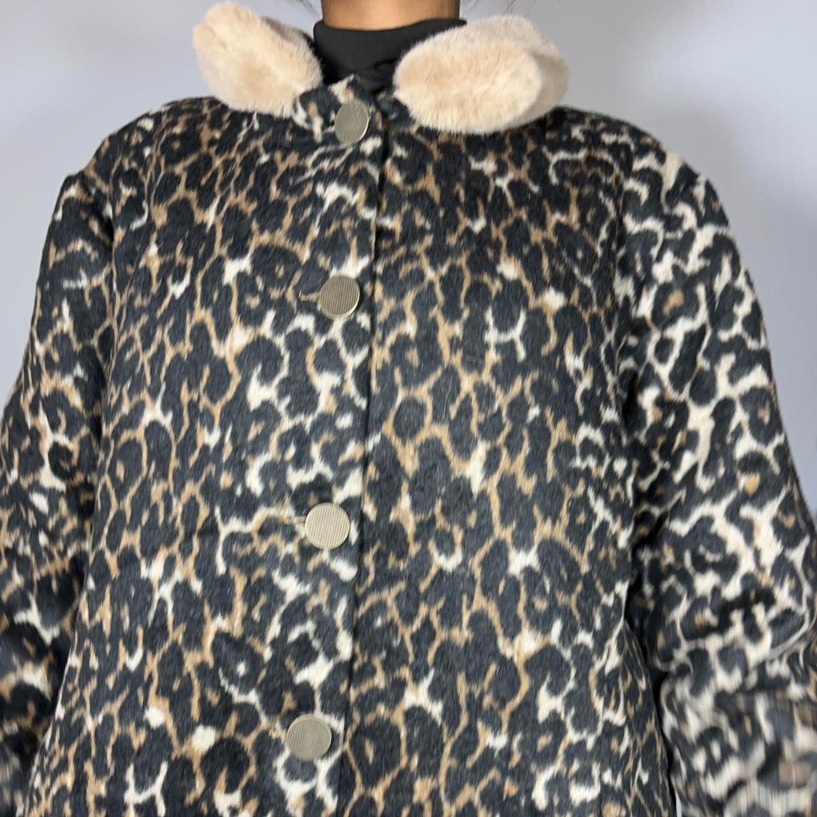 Other Oversized reversible cheetah print jacket Size XXL / US 16-18 / IT 52-54 - 4 Thumbnail