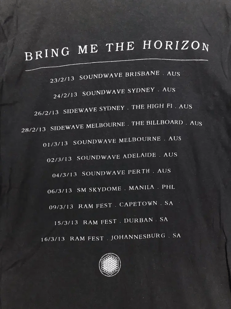 Band Tees Bring Me The Horizon Band Tour Tshirts Size US M / EU 48-50 / 2 - 6 Thumbnail