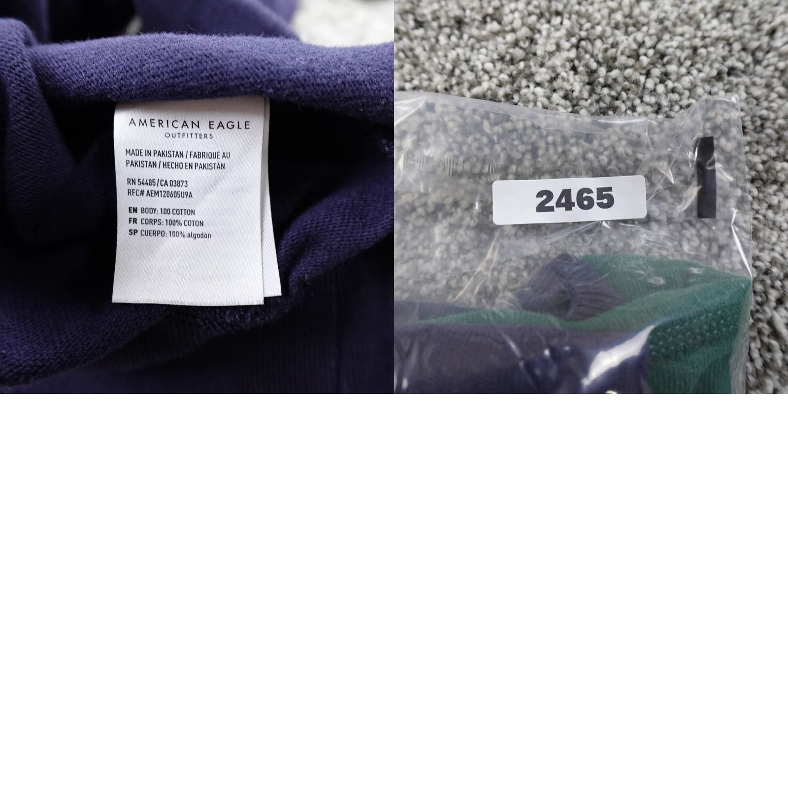 American Eagle Outfitters American Eagle Outfitters Sweater Mens XL Blue Colorblock Pullover Crewneck Sweatshirt AE Size US XL / EU 56 / 4 - 8 Thumbnail