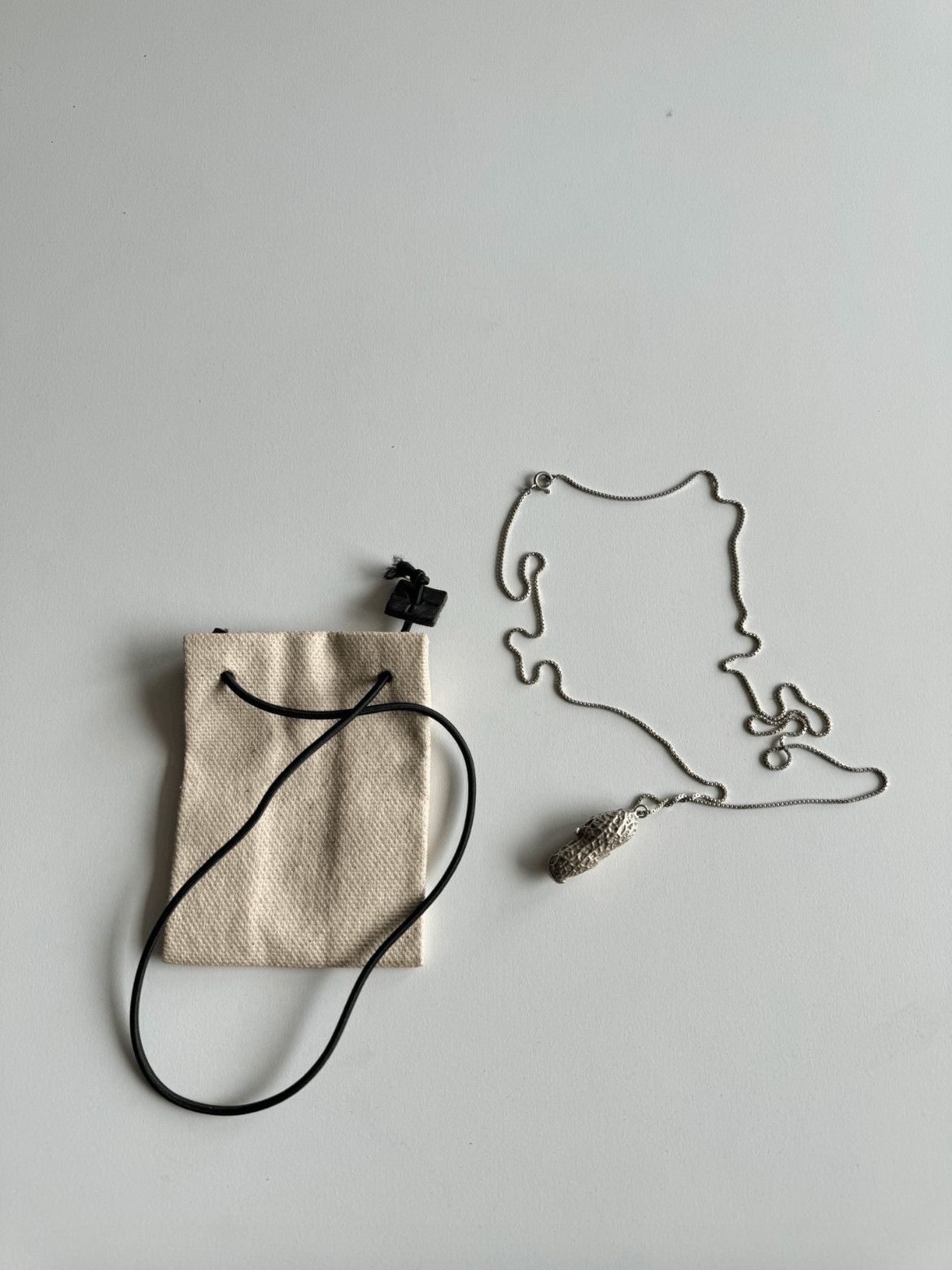 Ma+ Maurizio Amadei MA+ Silver Peanut Necklace Size ONE SIZE - 1 Thumbnail