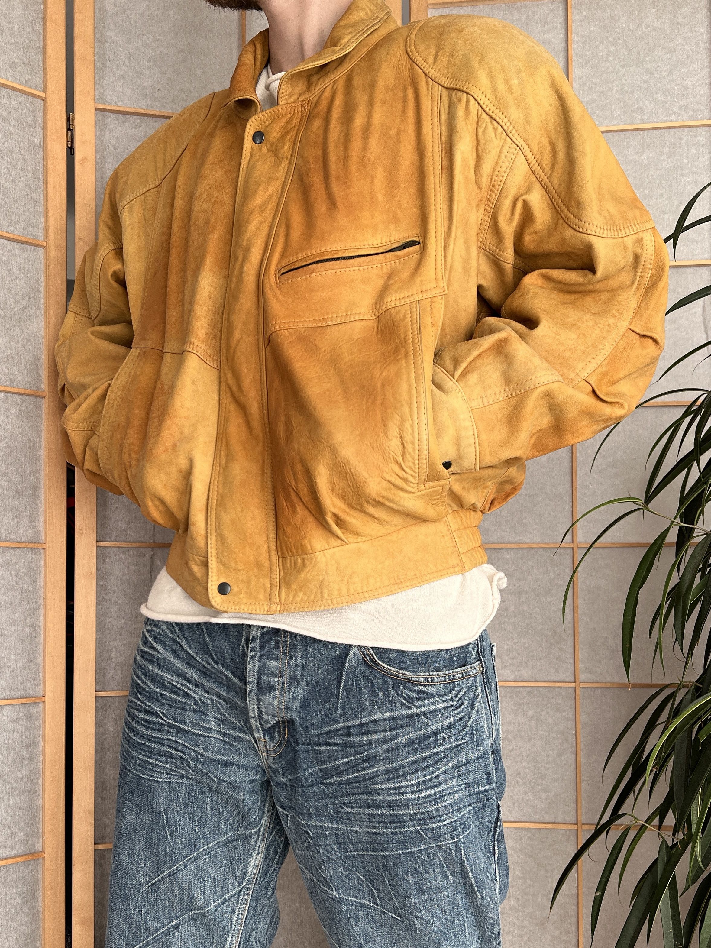 If Six Was Nine Vintage avant garde bomber leather jacket Vetements LGB vibe Size US M / EU 48-50 / 2 - 9 Thumbnail