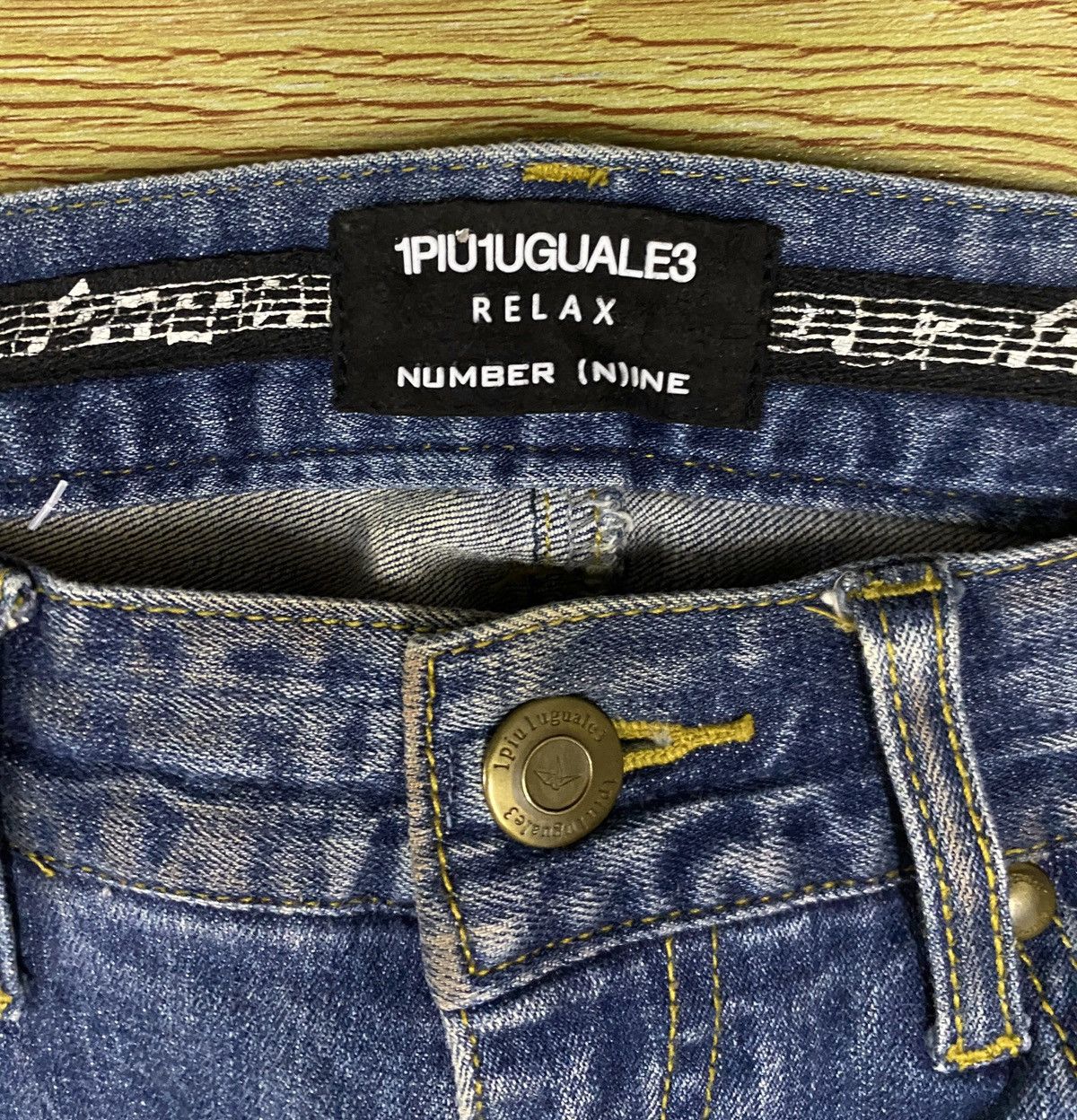 Number (N)ine Very Rare Vintage Number Nine 1piu1guale3 Ripped Jeans 2000s Size US 32 / EU 48 - 12 Thumbnail
