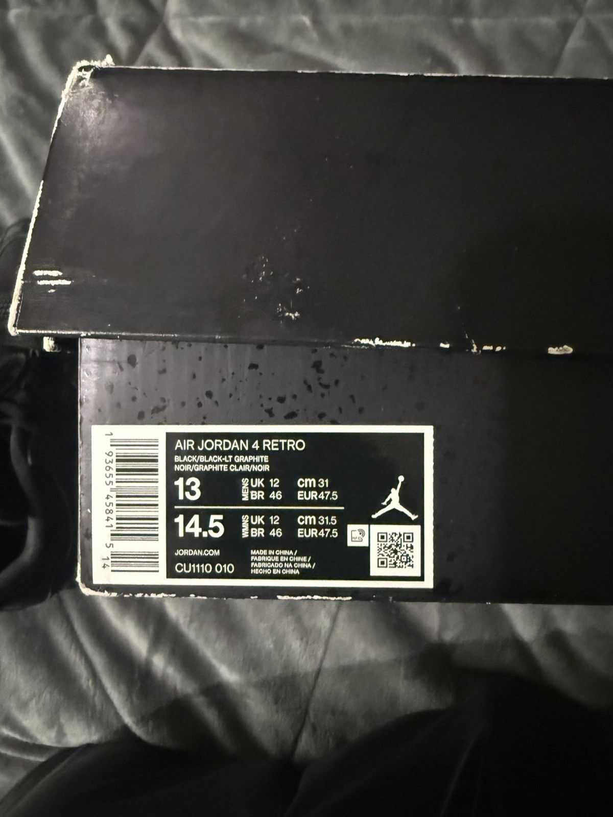 Jordan Brand Air Jordan 4 Retro “Black Cat” 2020 Size US 13 / EU 46 - 6 Thumbnail