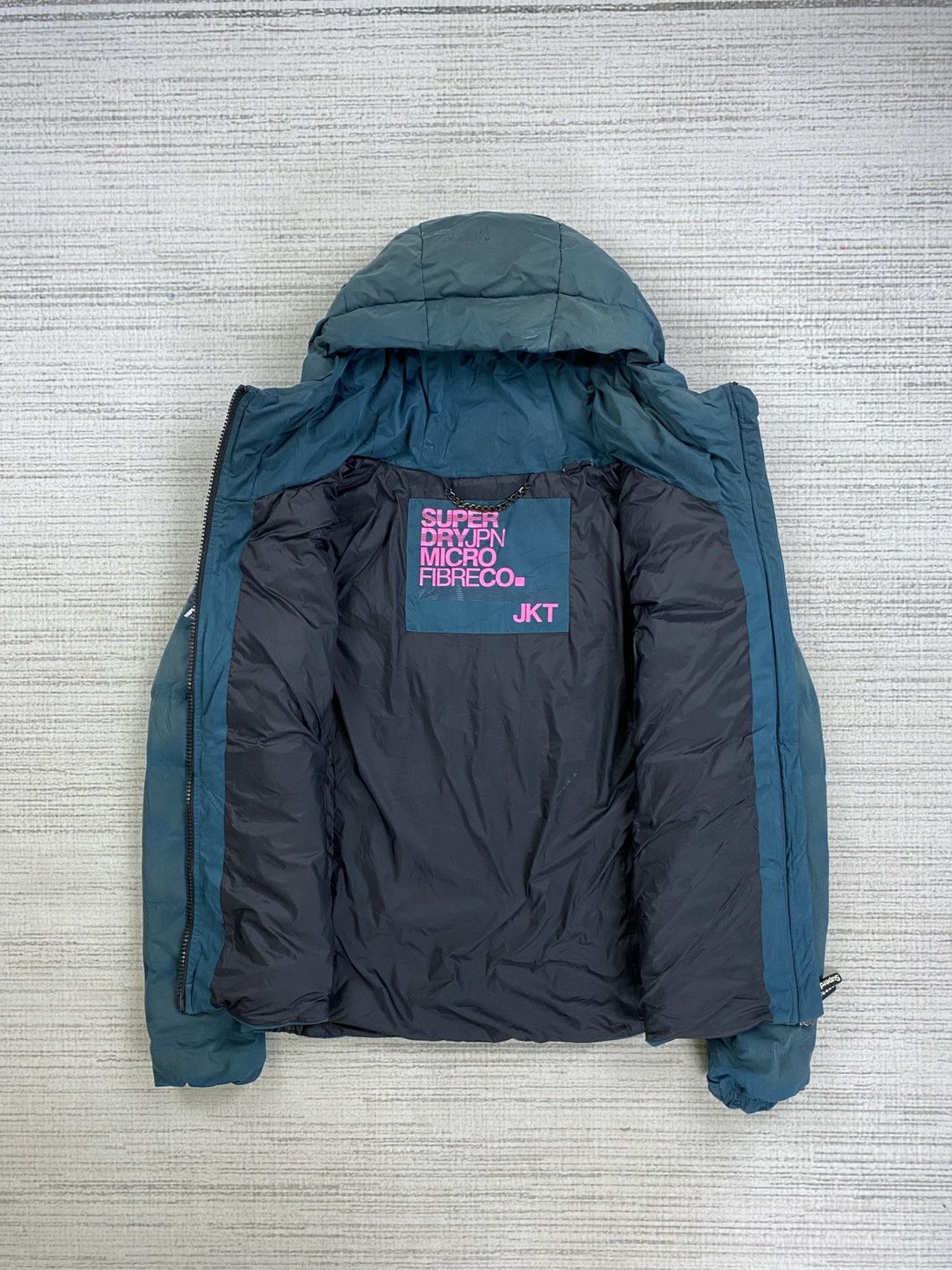 Superdry Vintage Superdry Casual Puffer Down Zipper Hoodie Jacket Size US M / EU 48-50 / 2 - 6 Thumbnail