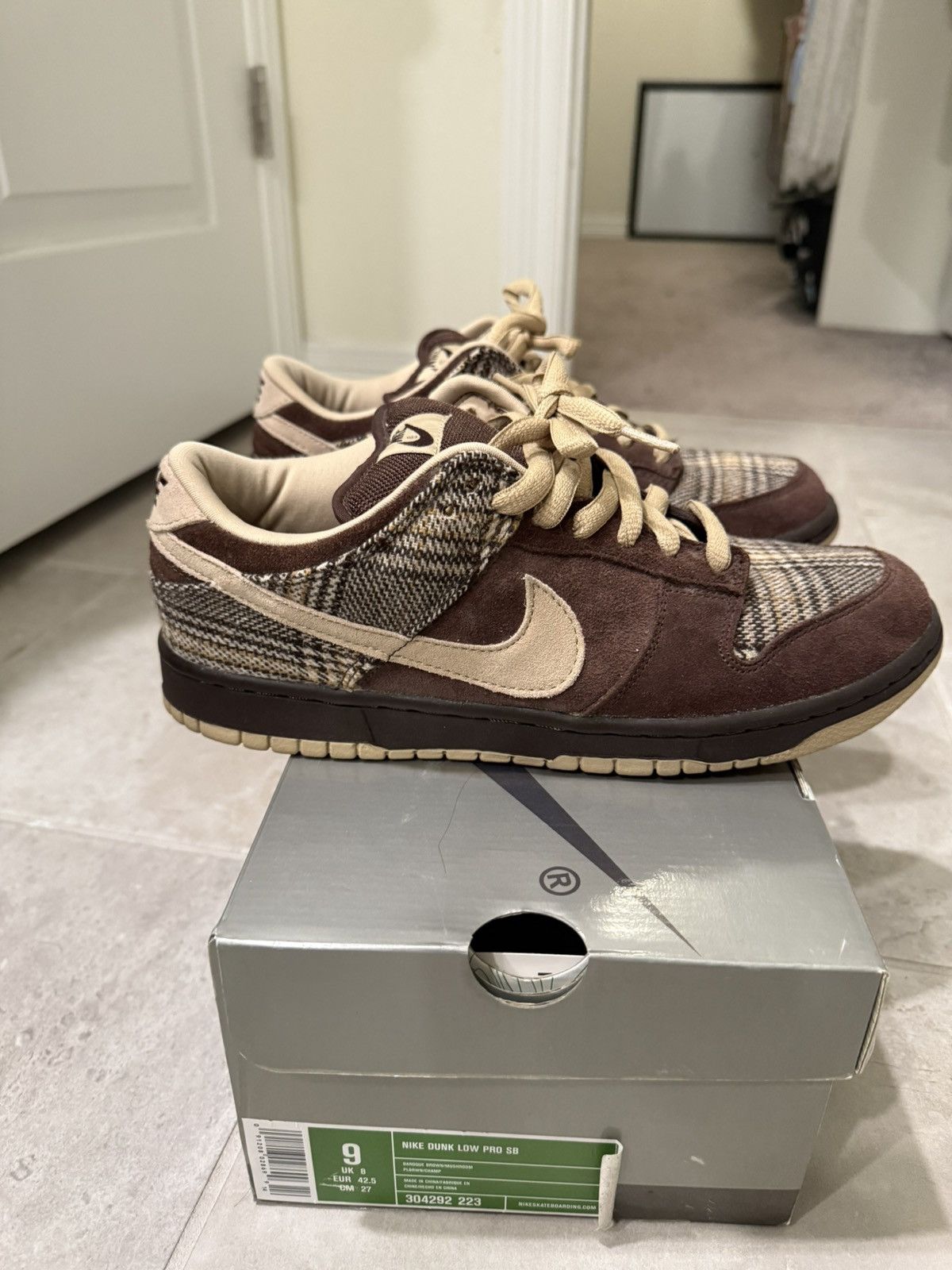 Nike Nike SB Dunk Low Tweed Size US 9 / EU 42 - 5 Thumbnail
