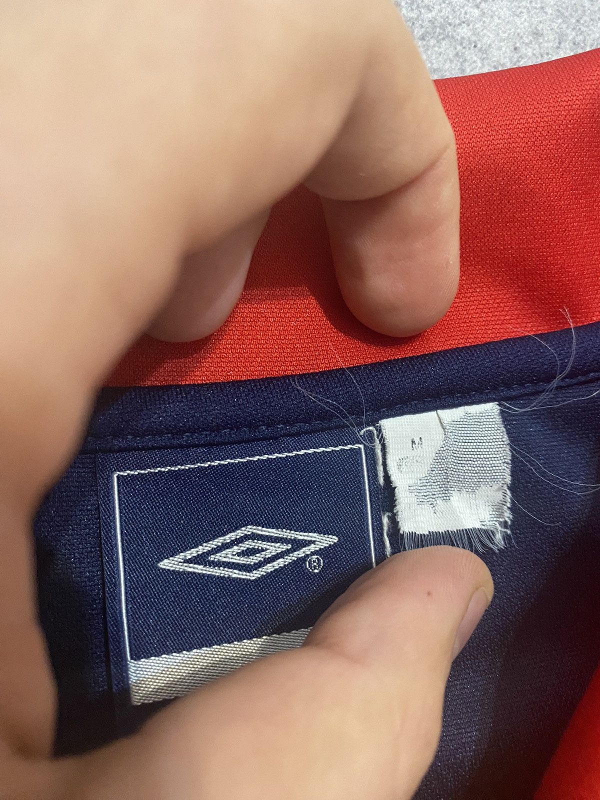 Umbro × Vintage Vintage 00s Umbro England Polo Jersey Big Logo Size US M / EU 48-50 / 2 - 7 Thumbnail