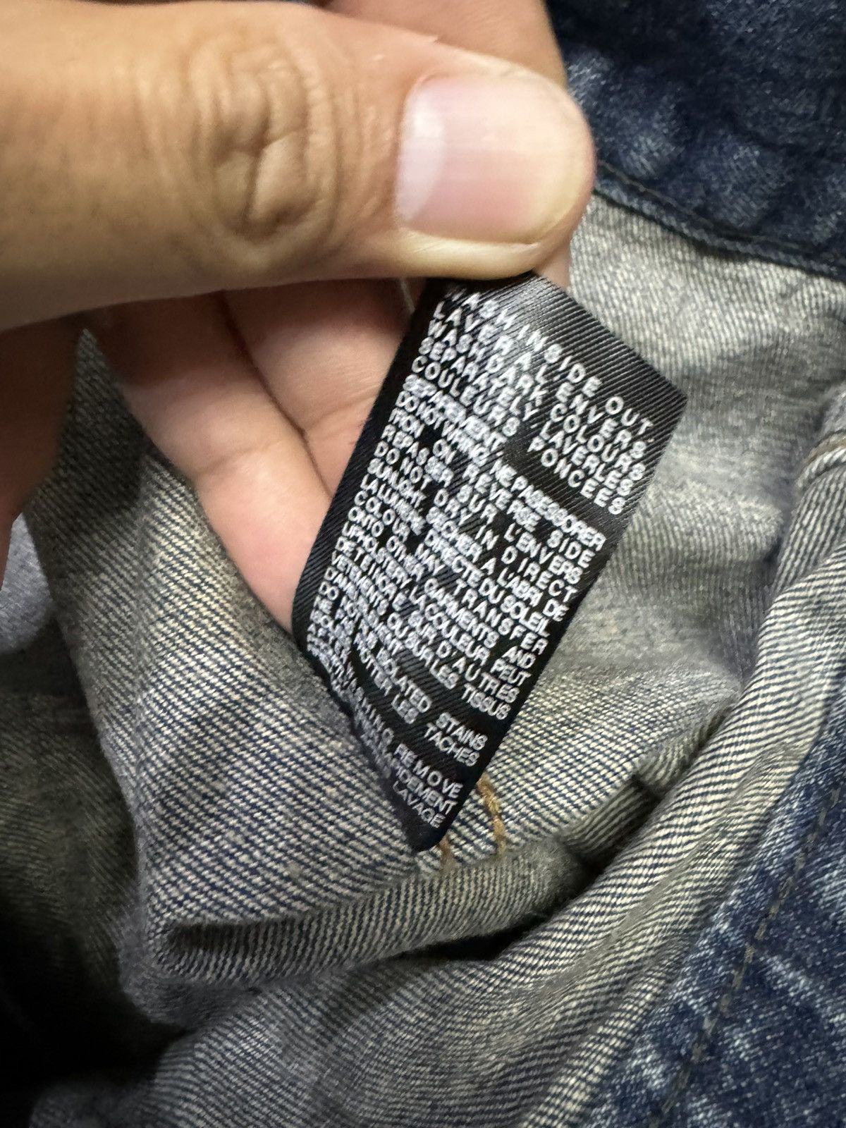 Allsaints ALLSAINTS STONE WASHED DENIM JACKET Size US L / EU 52-54 / 3 - 6 Thumbnail