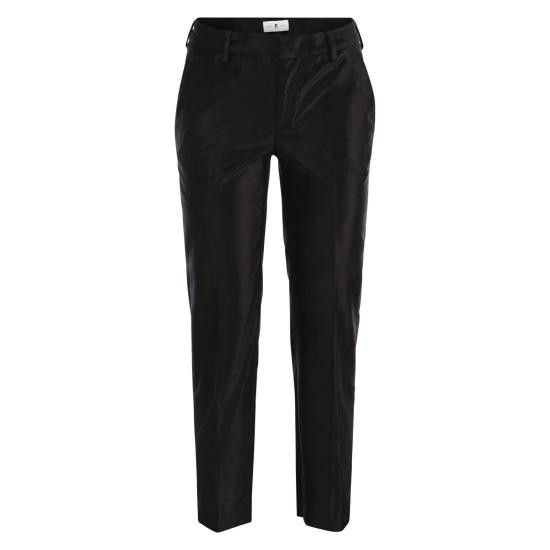 PT Torino PT TORINO Women Straight Pants CDVSNYZ00STDBB60 BLACK Size 32" / US 10 / IT 46 - 1 Thumbnail