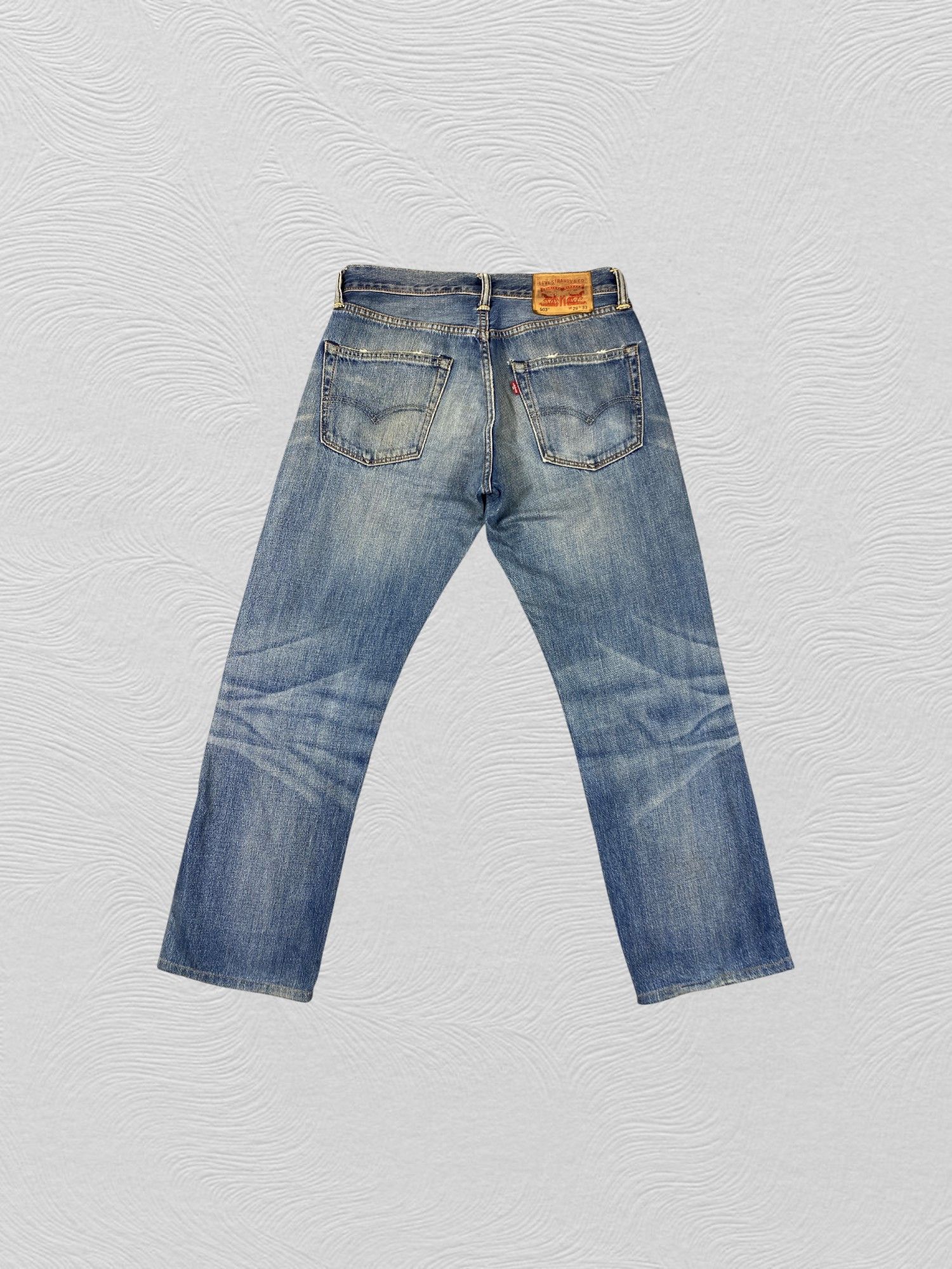 Levi's Dirty Used Blue Levi's 503 Jeans 31x29 Denim -SJ044 Size US 31 - 2 Thumbnail