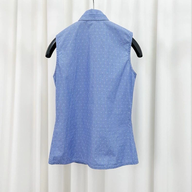 Louis Vuitton Louis Vuitton Louis Vuitton Striped Sleeveless Shirt-2506 Size XS / US 0-2 / IT 36-38 - 2 Thumbnail