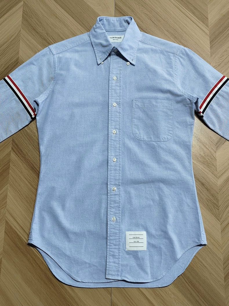 Thom Browne Thom Browne Shirt with two sleeves Size US XS / EU 42 / 0 - 1 Thumbnail