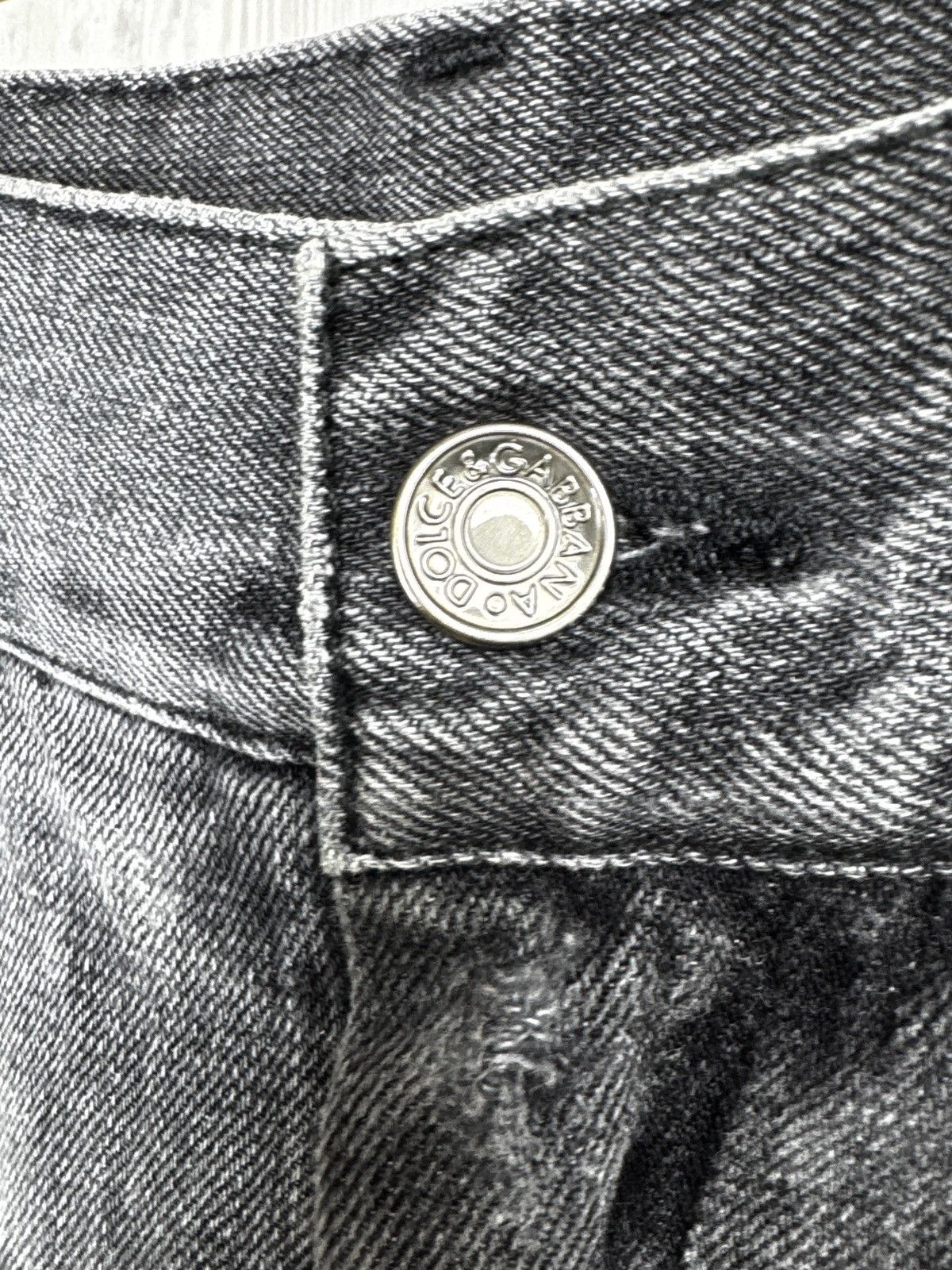 Dolce & Gabbana Dolce & Gabbana 14 gold grey distressed denim jeans pants Size US 30 / EU 46 - 5 Thumbnail