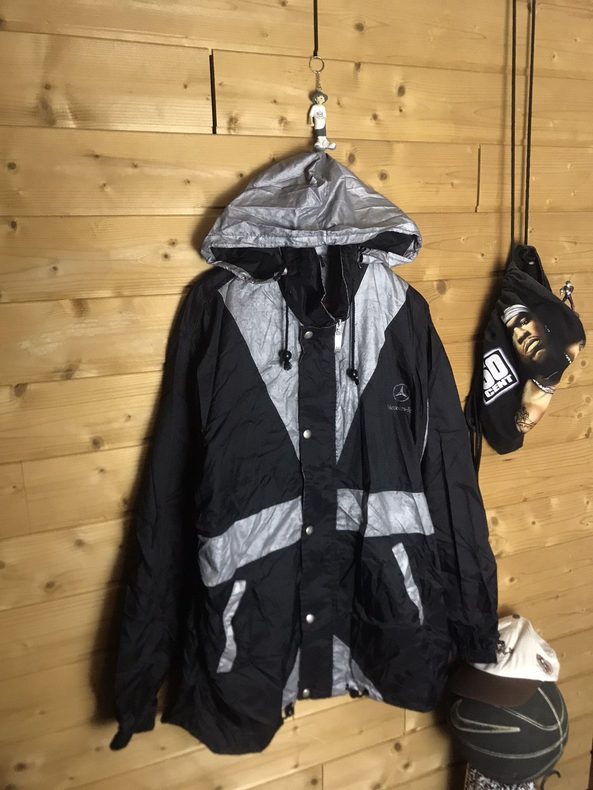 Mercedes-Benz Vintage 90’s Mercedes Benz light jacket Size US XXL / EU 58 / 5 - 1 Thumbnail