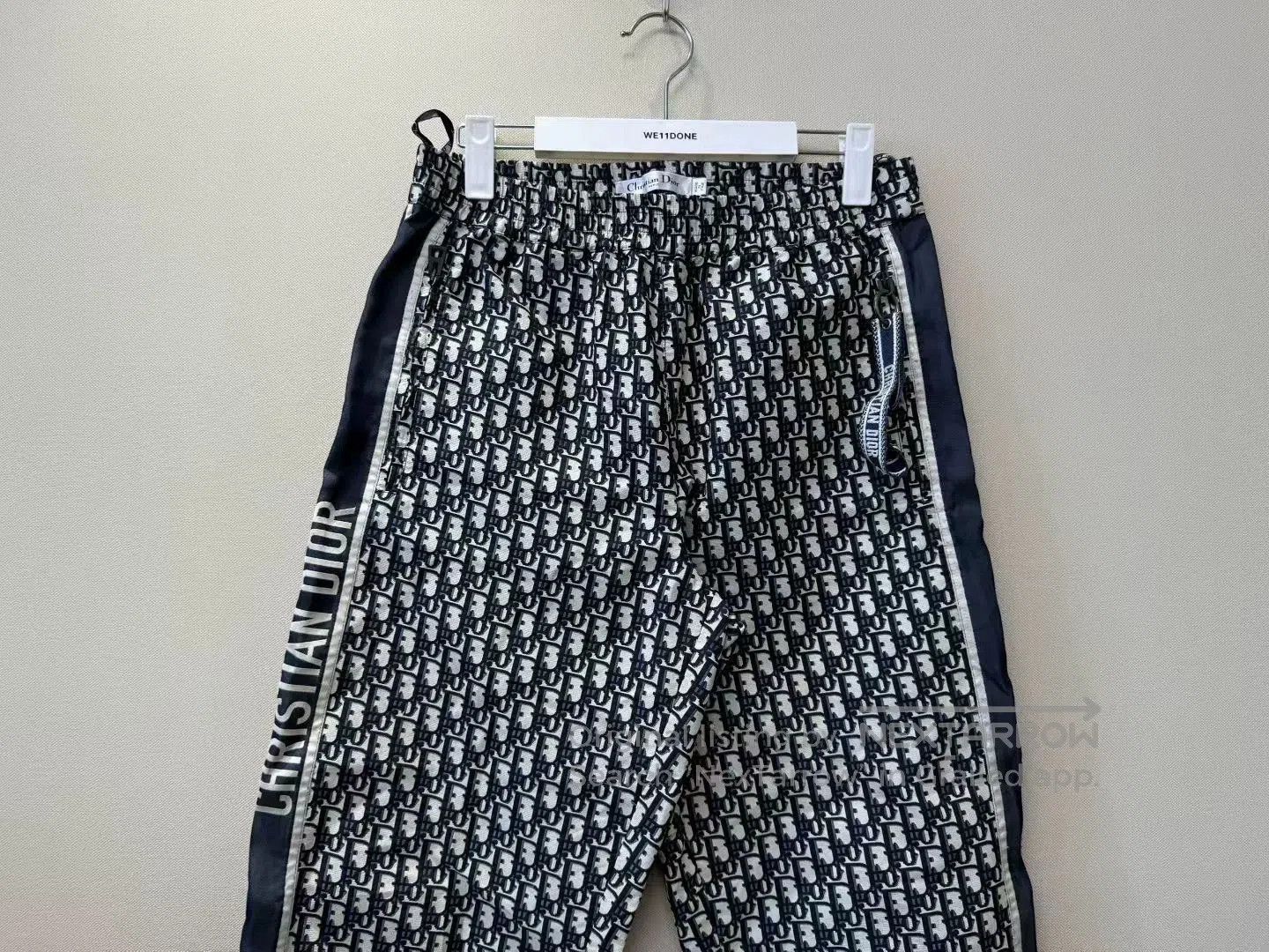 Dior dior black and white logo long pants. Size US 40 / EU 56 - 2 Thumbnail