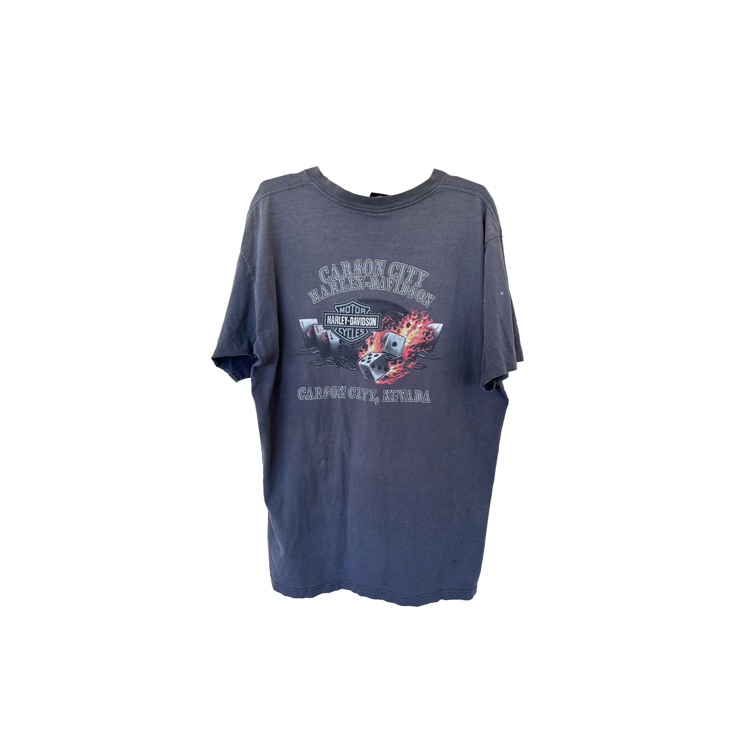 Vintage Harley Davidson Carson Dice Tee Size US XL / EU 56 / 4 - 1 Thumbnail