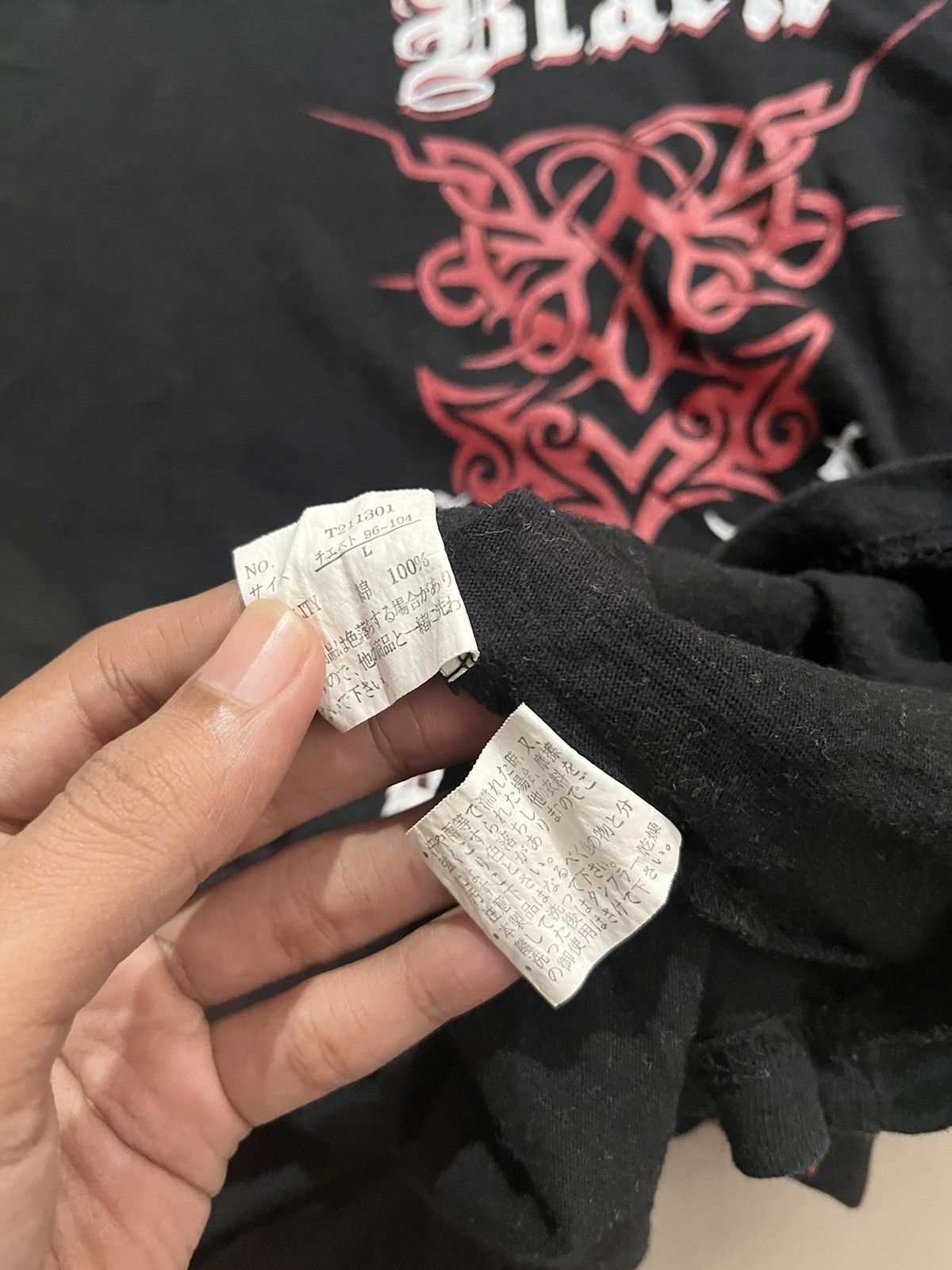 20471120 × Affliction × Japanese Brand JAPANESE Y2K BULLET NOISE TRIBAL POEM TEE Size US S / EU 44-46 / 1 - 3 Thumbnail