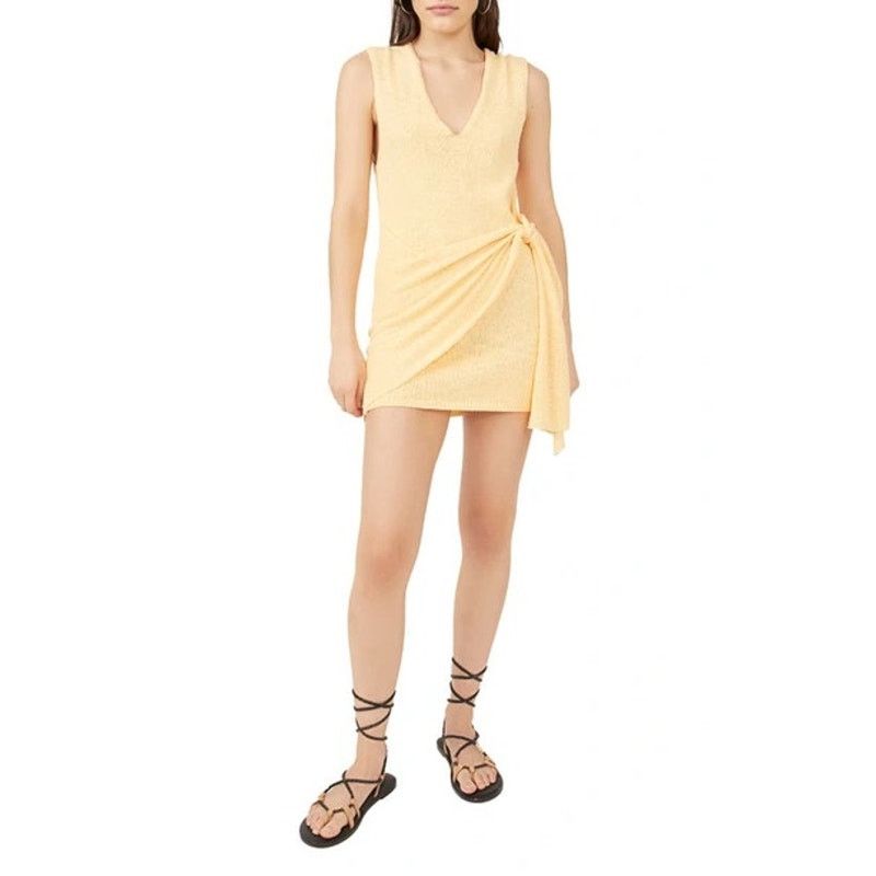 Free People $68 New Free People Poppy Sweater Mini Dress - Peach - XS Size XS / US 0-2 / IT 36-38 - 2 Thumbnail