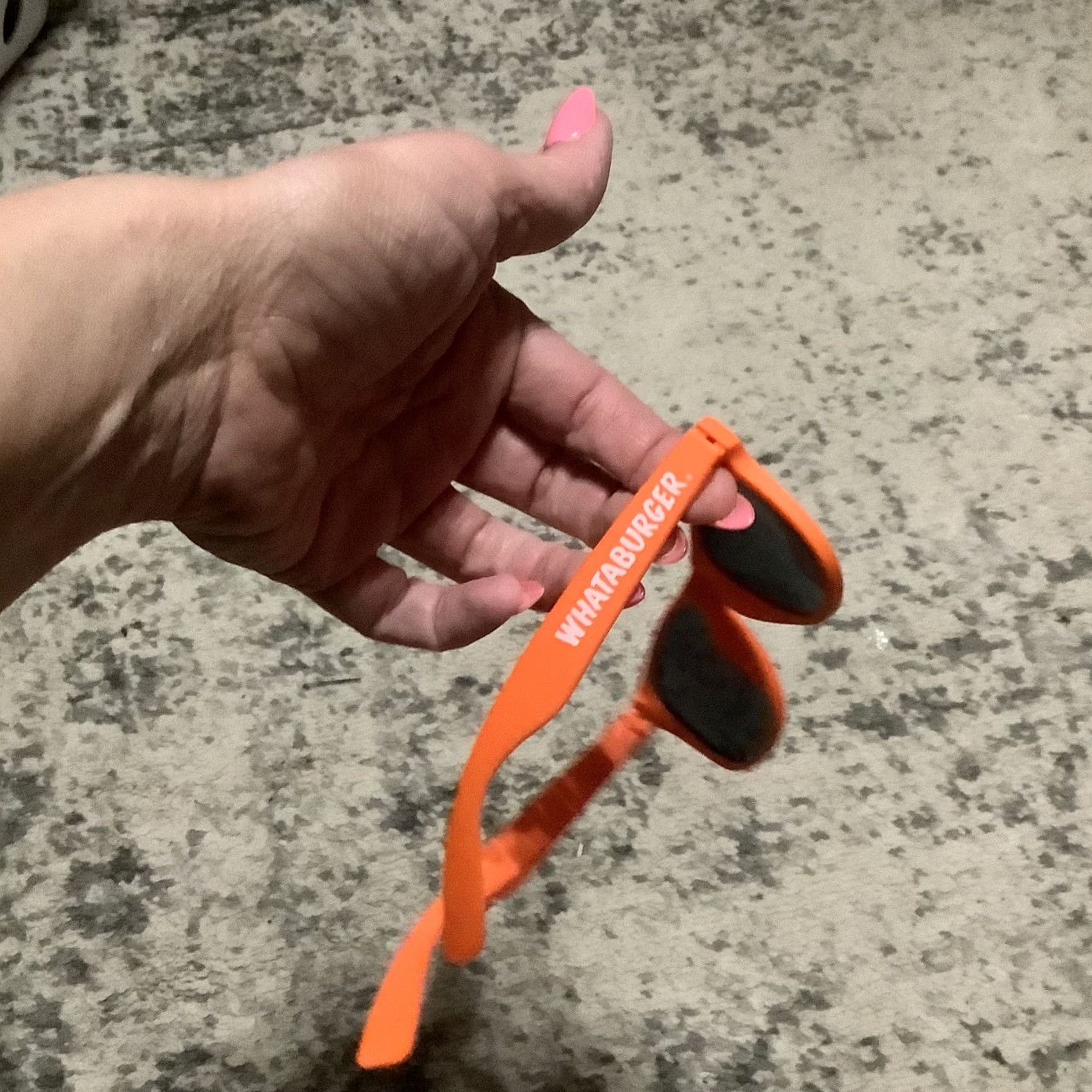 Vintage Whataburger Sunglasses Orange Promo Swag Adult UV400 Size ONE SIZE - 5 Thumbnail