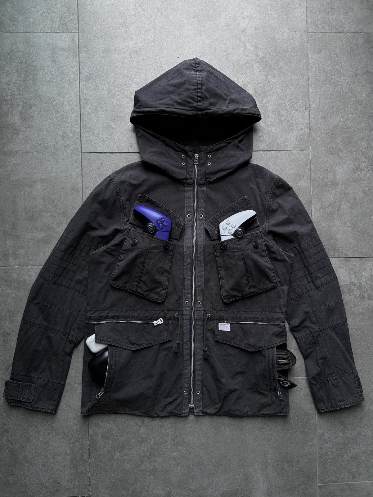 Undercover UNDERCOVER “UNDERMAN” TACTICAL HOODED CARGO JACKET Size US M / EU 48-50 / 2 - 2 Thumbnail