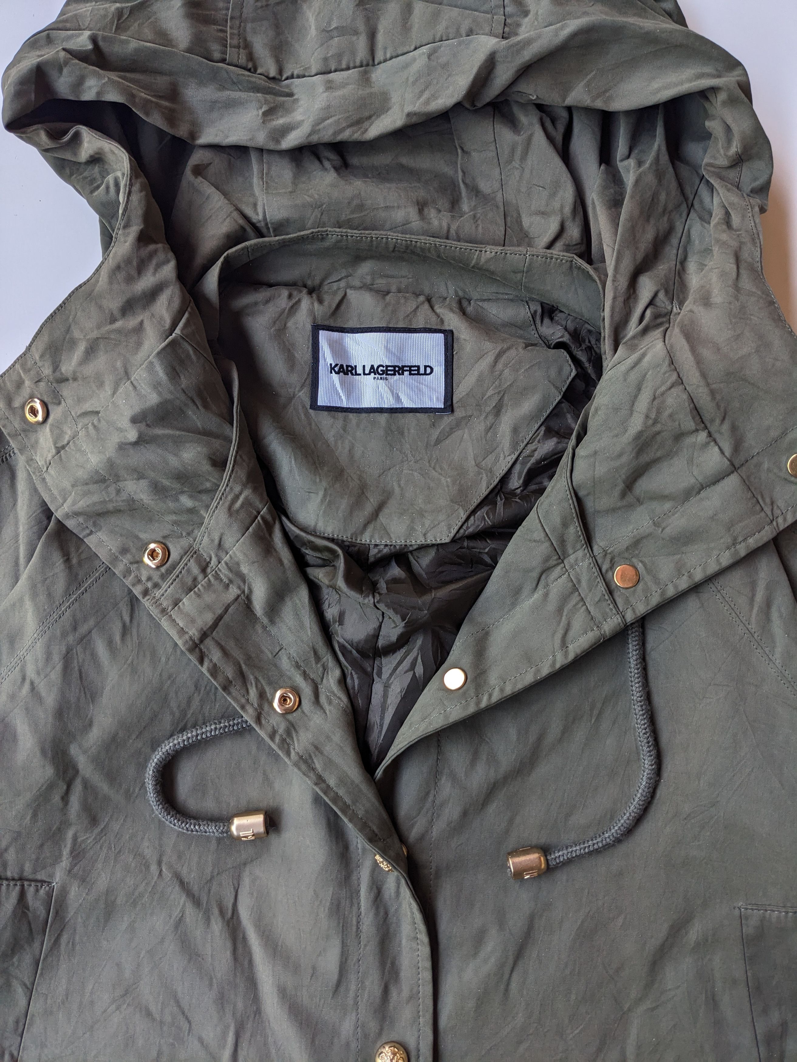 Karl Lagerfeld Karl Lagerfield boxy army jacket hoodie Size M / US 6-8 / IT 42-44 - 3 Thumbnail