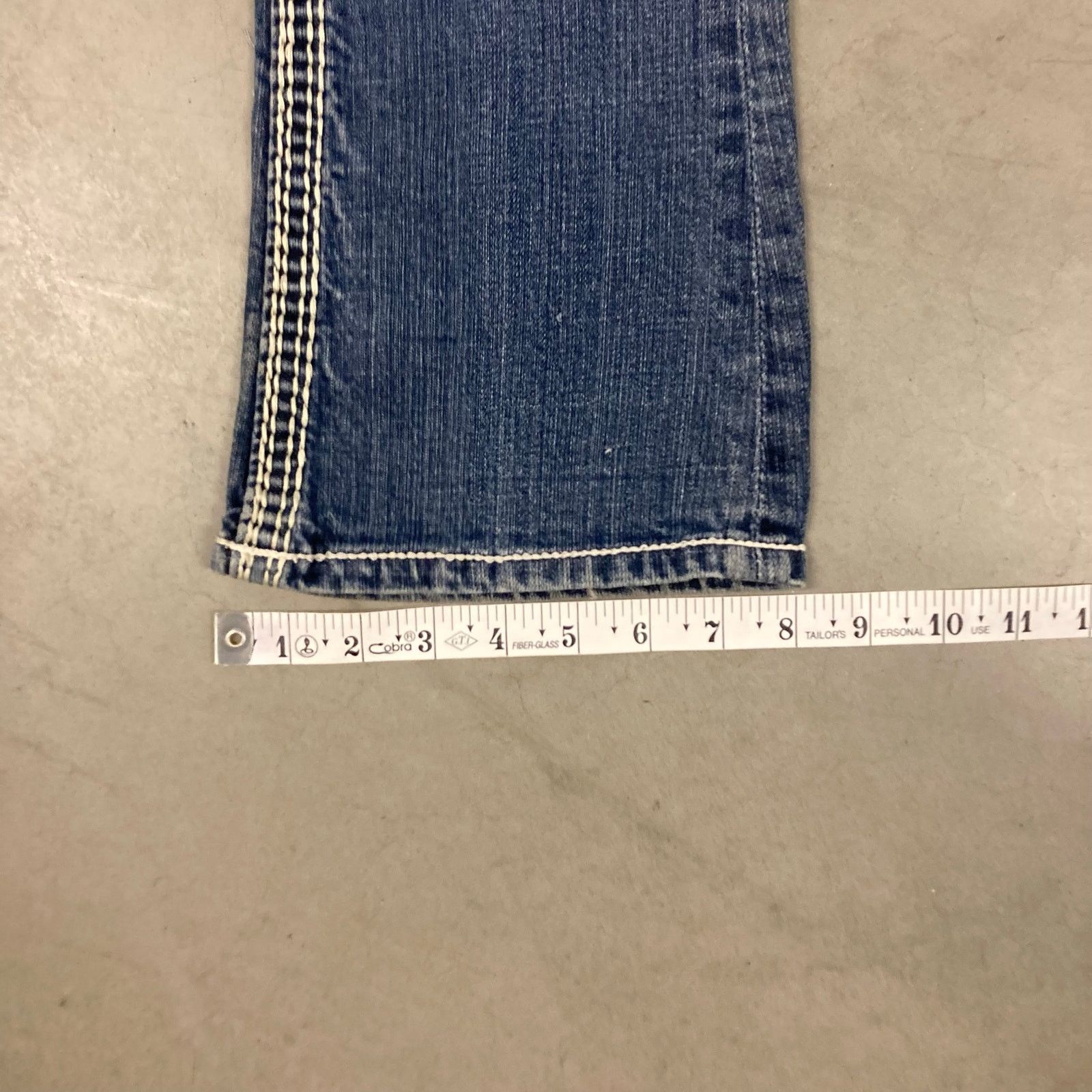 Vintage Y2K low rise vigoss western bootcut jeans 29x28 Size 29" - 3 Thumbnail