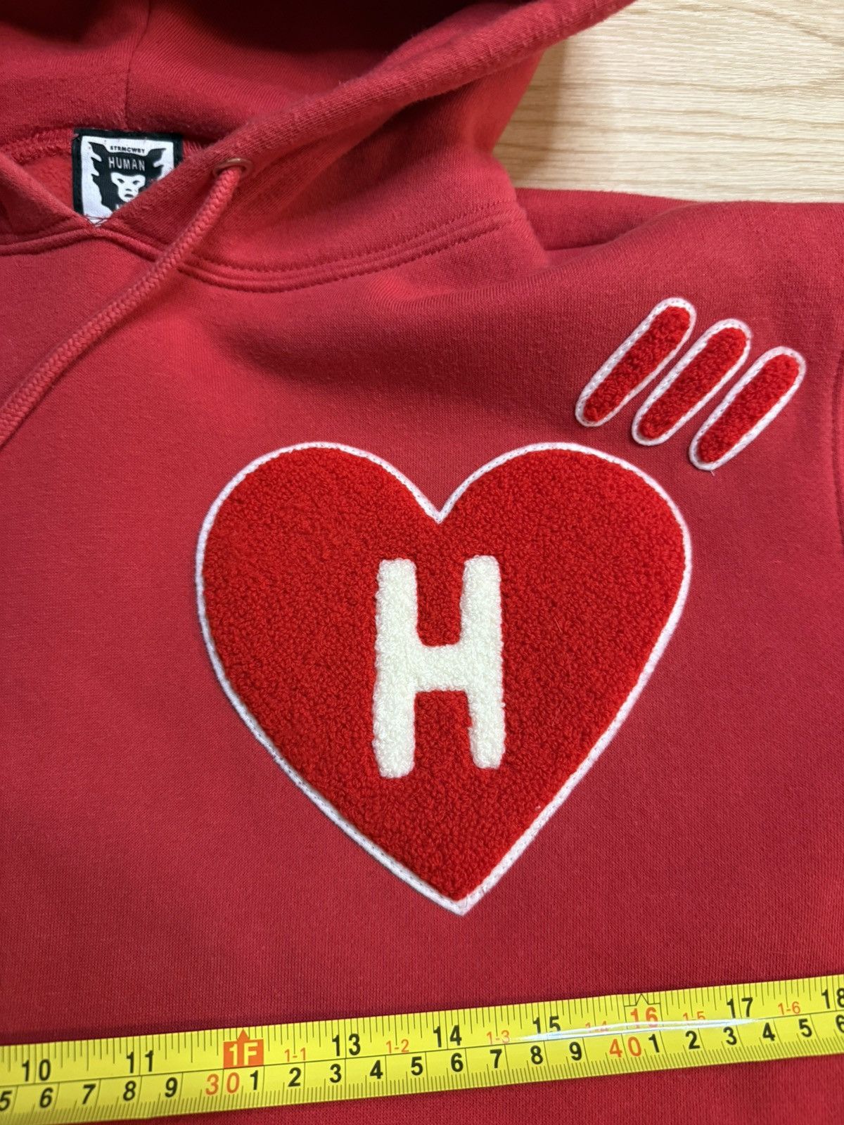 Human Made Human Made Nigo Happiness Rewind Red Hoodie Size US M / EU 48-50 / 2 - 3 Thumbnail