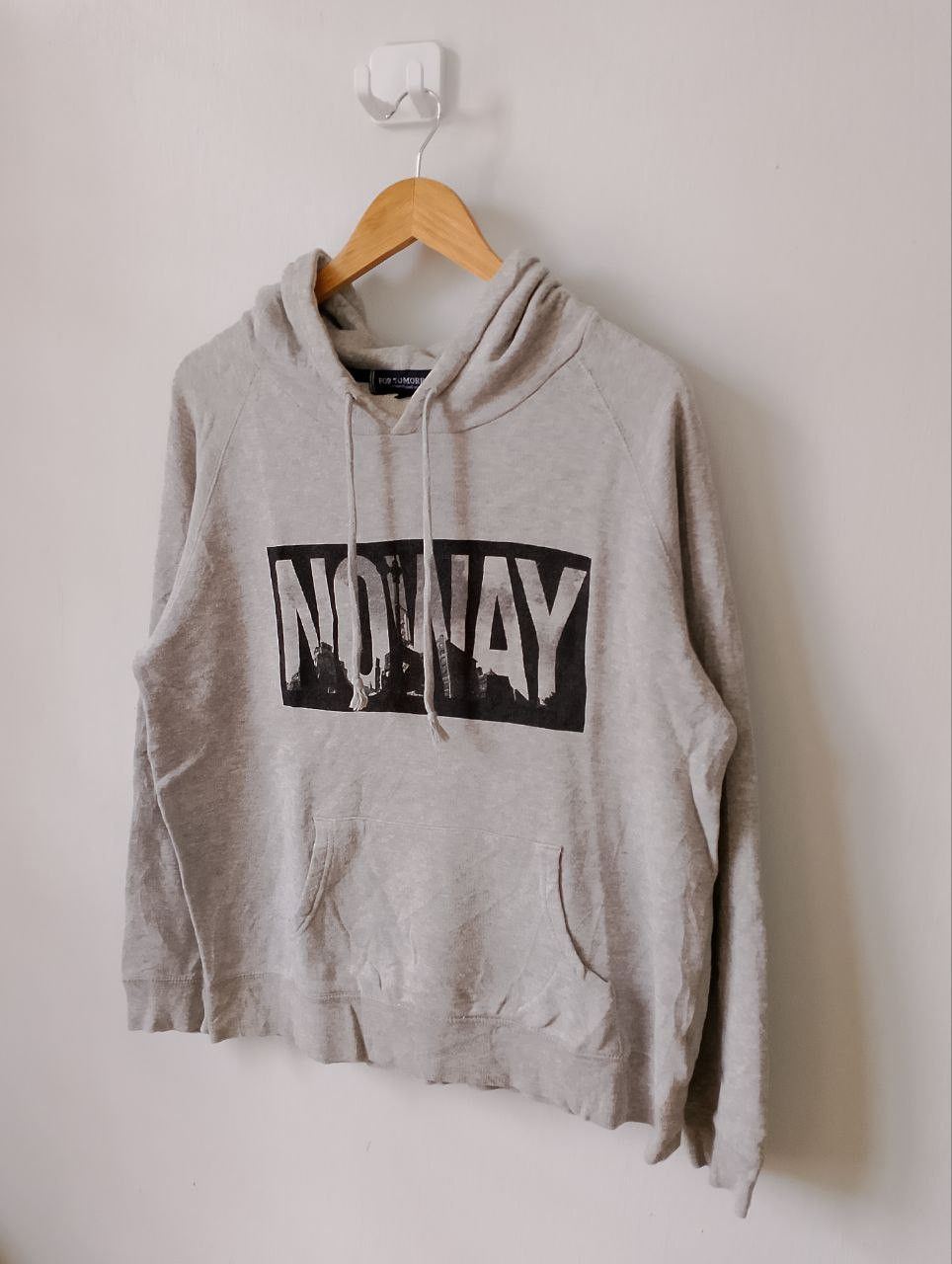 Japanese Brand NO WAY Graphic Printed Pullover Hoodie Size US L / EU 52-54 / 3 - 3 Thumbnail