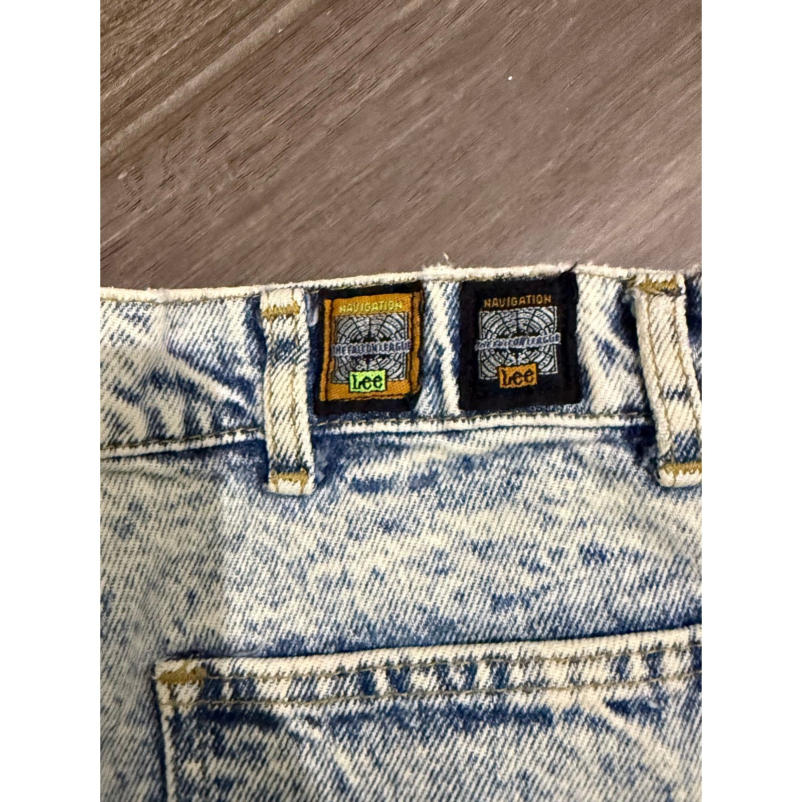 Lee Vintage 80s 90s Acid Wash LEE High-Waist Men's Jeans Size US 34 / EU 50 - 6 Thumbnail