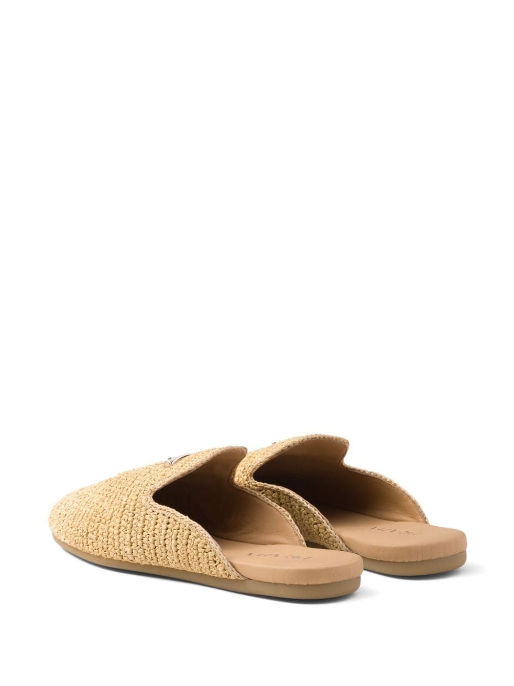 Prada o1bcso1str1025 Crochet Slippers in Beige Size US 9.5 / EU 42-43 - 3 Thumbnail