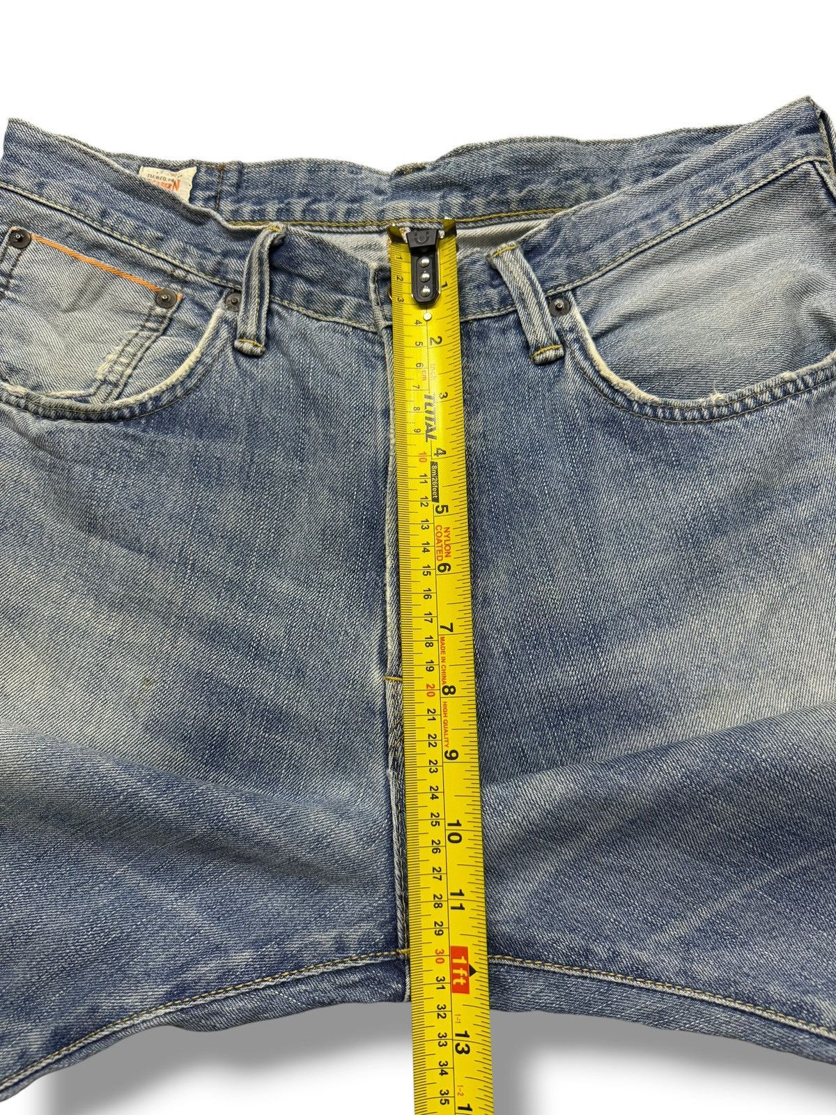 Edwin Vintage EDWIN 505Z Selvedge Denim Jeans Made in Japan | W33 Size US 33 - 19 Thumbnail
