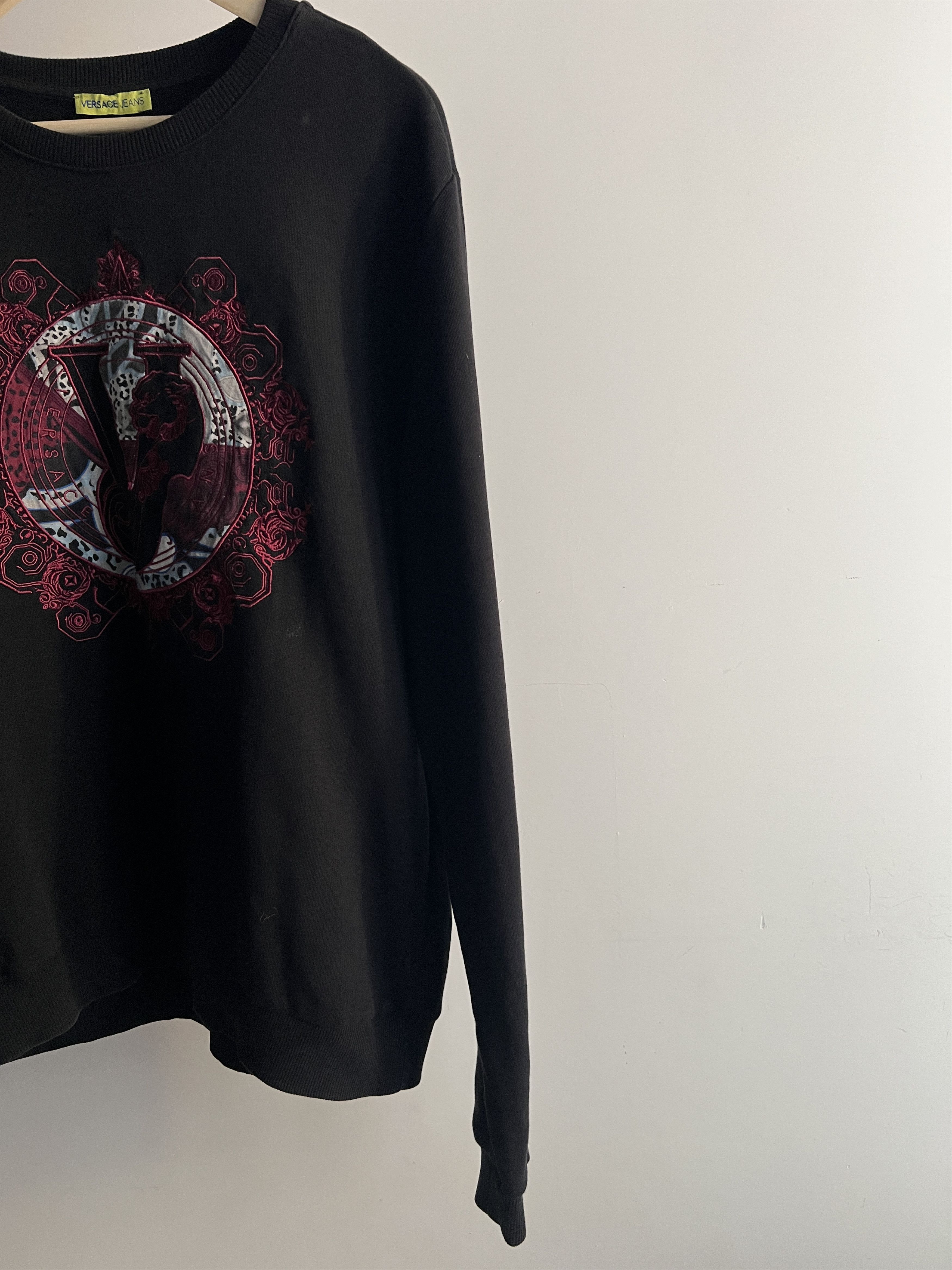 Versace × Versace Jeans Couture × Versus Versace Versace Jeans Men's Sweatshirt Knitwear Size US XL / EU 56 / 4 - 7 Thumbnail