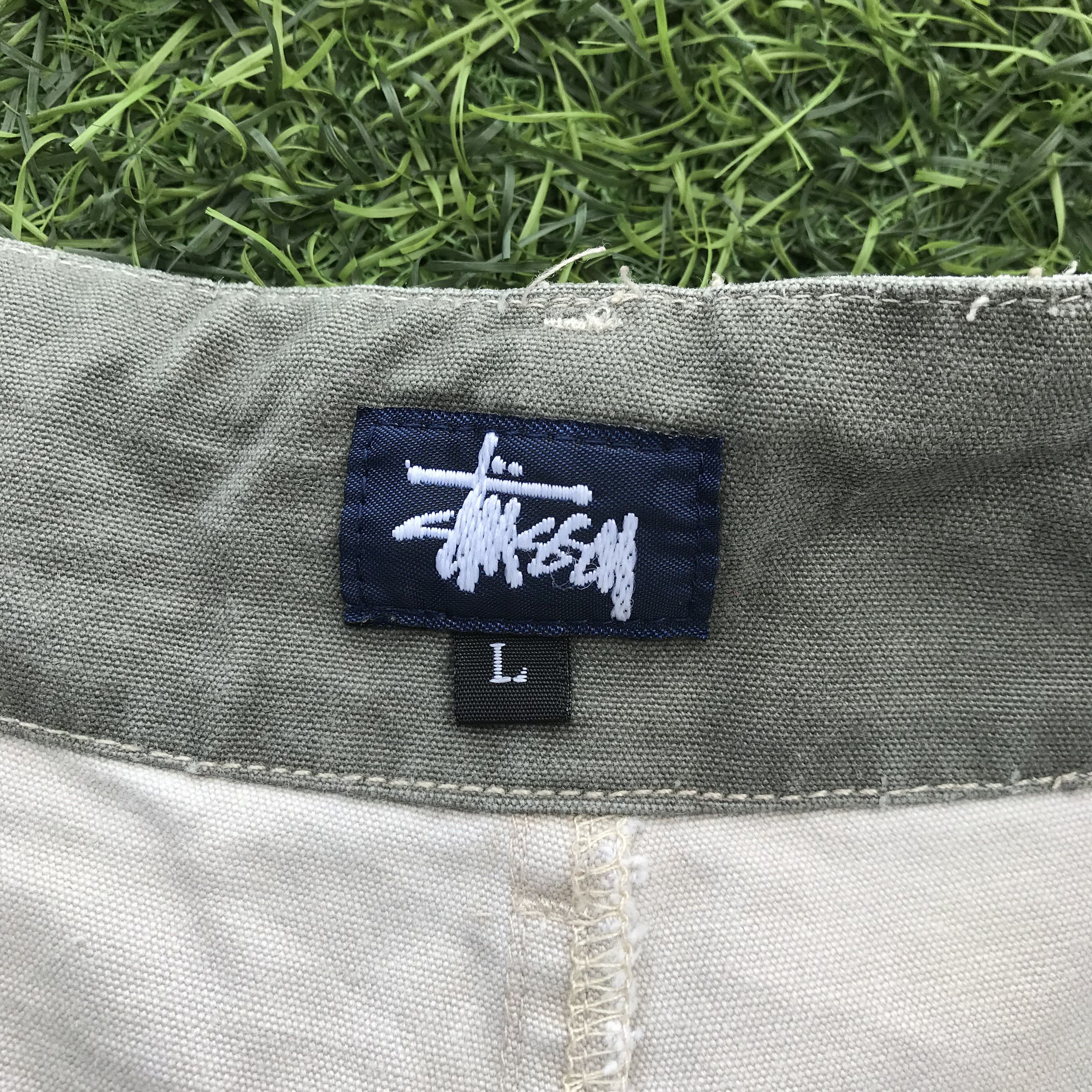 Stussy Vintage 90s Stussy ankle Short Pants in khakis beige brown Size US 34 / EU 50 - 11 Thumbnail