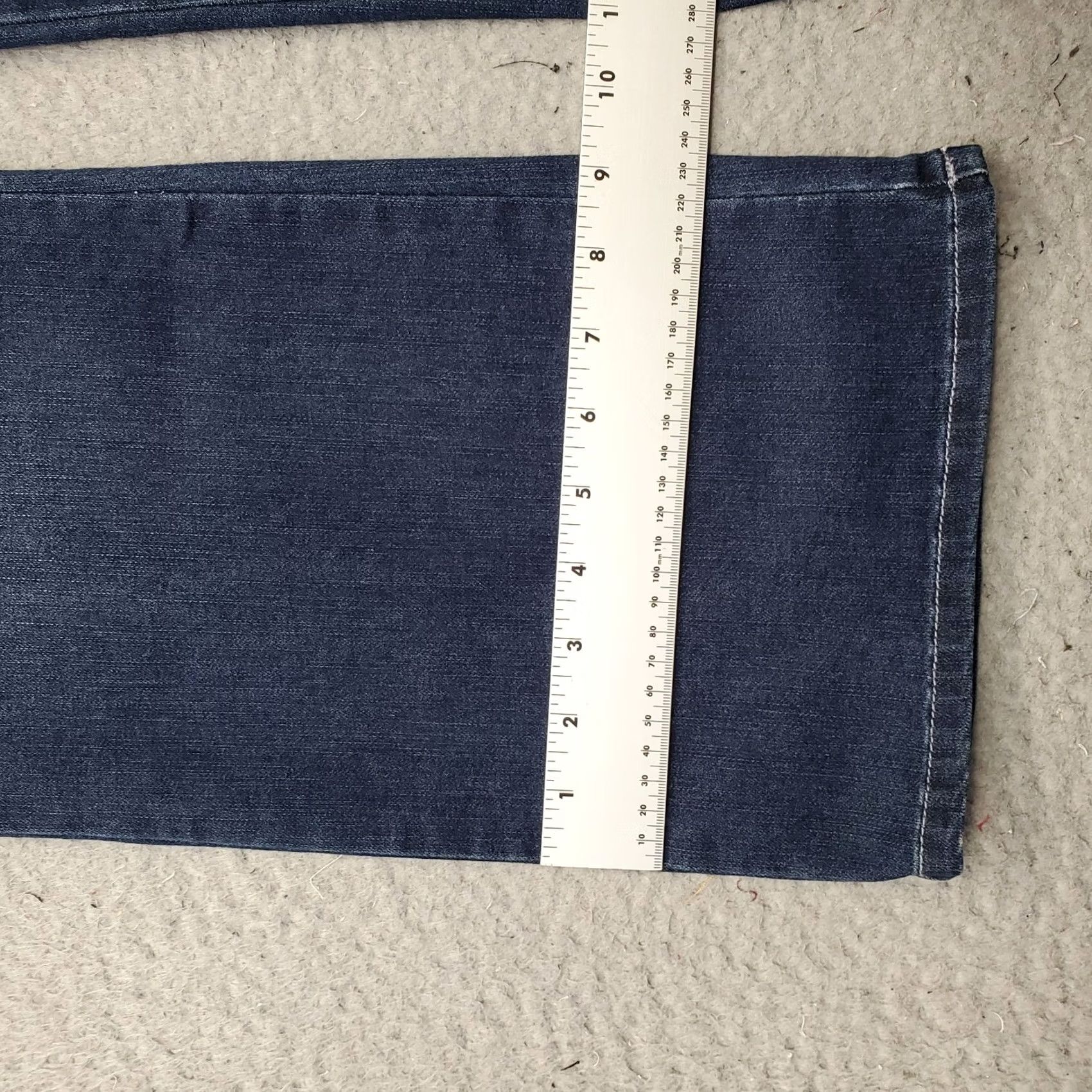 Gloria Vanderbilt Gloria Vanderbilt Womens 16P Jeans Bootcut Denim High Rise Blue 5-Pocket Regular Fit XS? Size 38" / US 16 / IT 52 - 5 Thumbnail